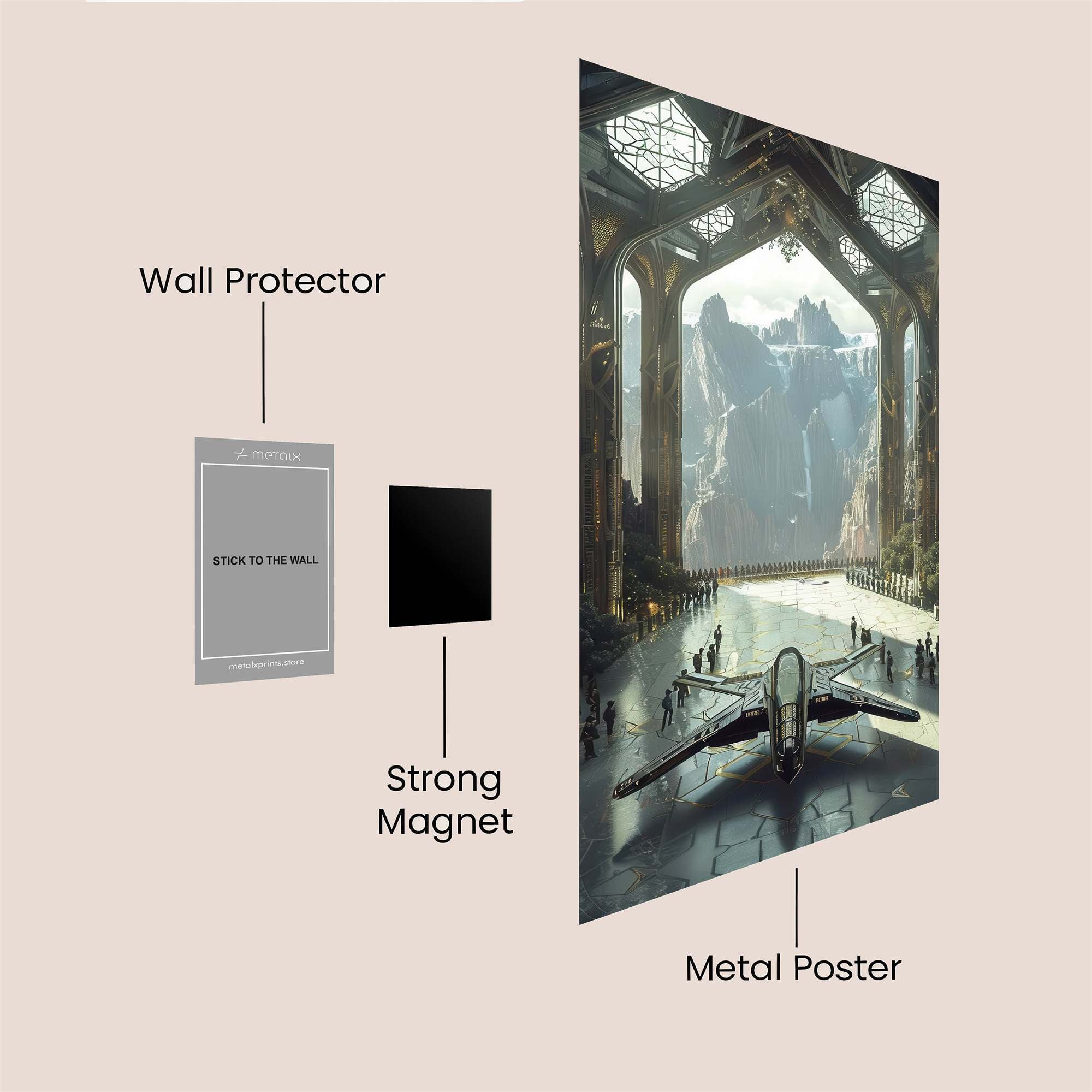 Starship Serenity Safe Wall Magnetic / M
