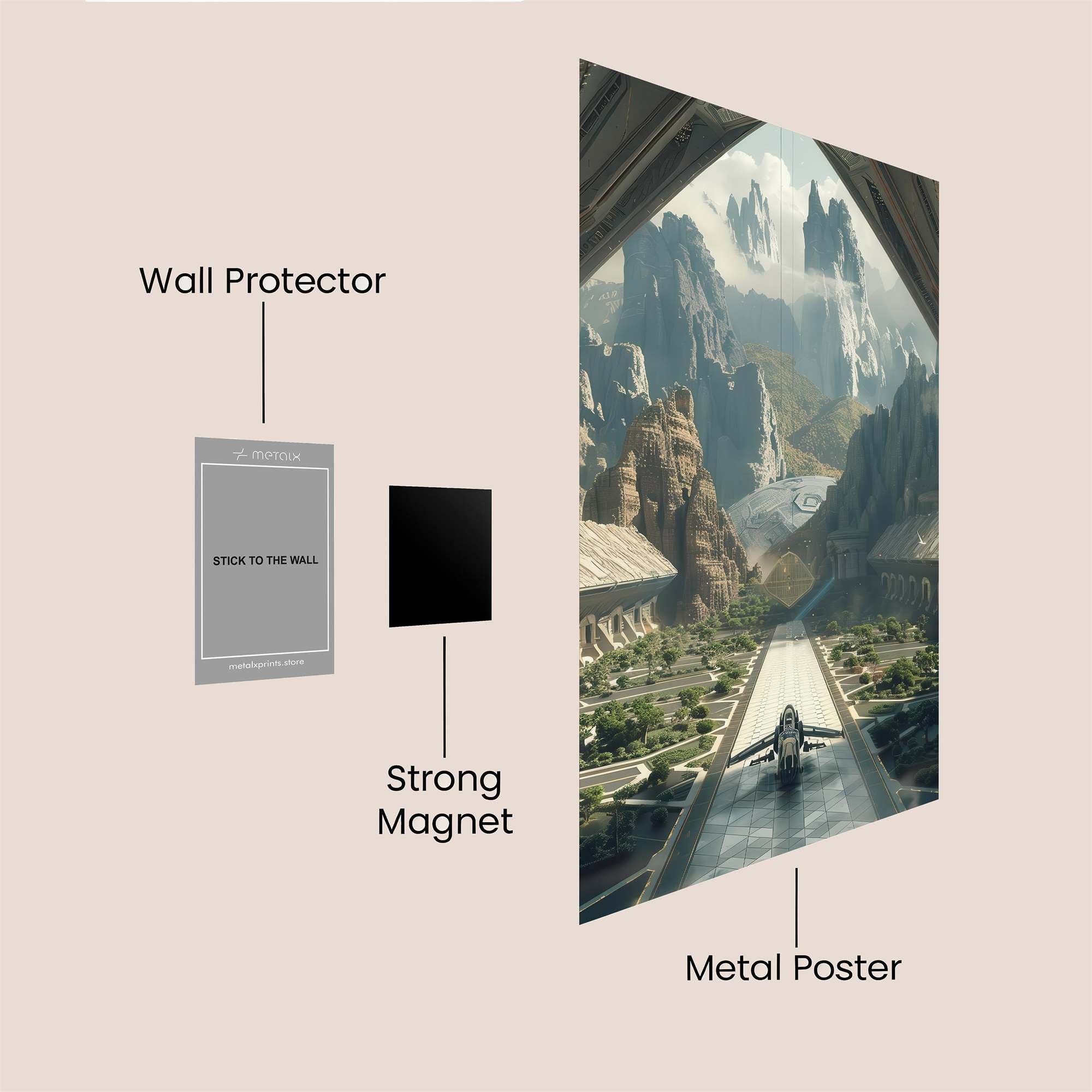 Elysium Gateway Safe Wall Magnetic / M