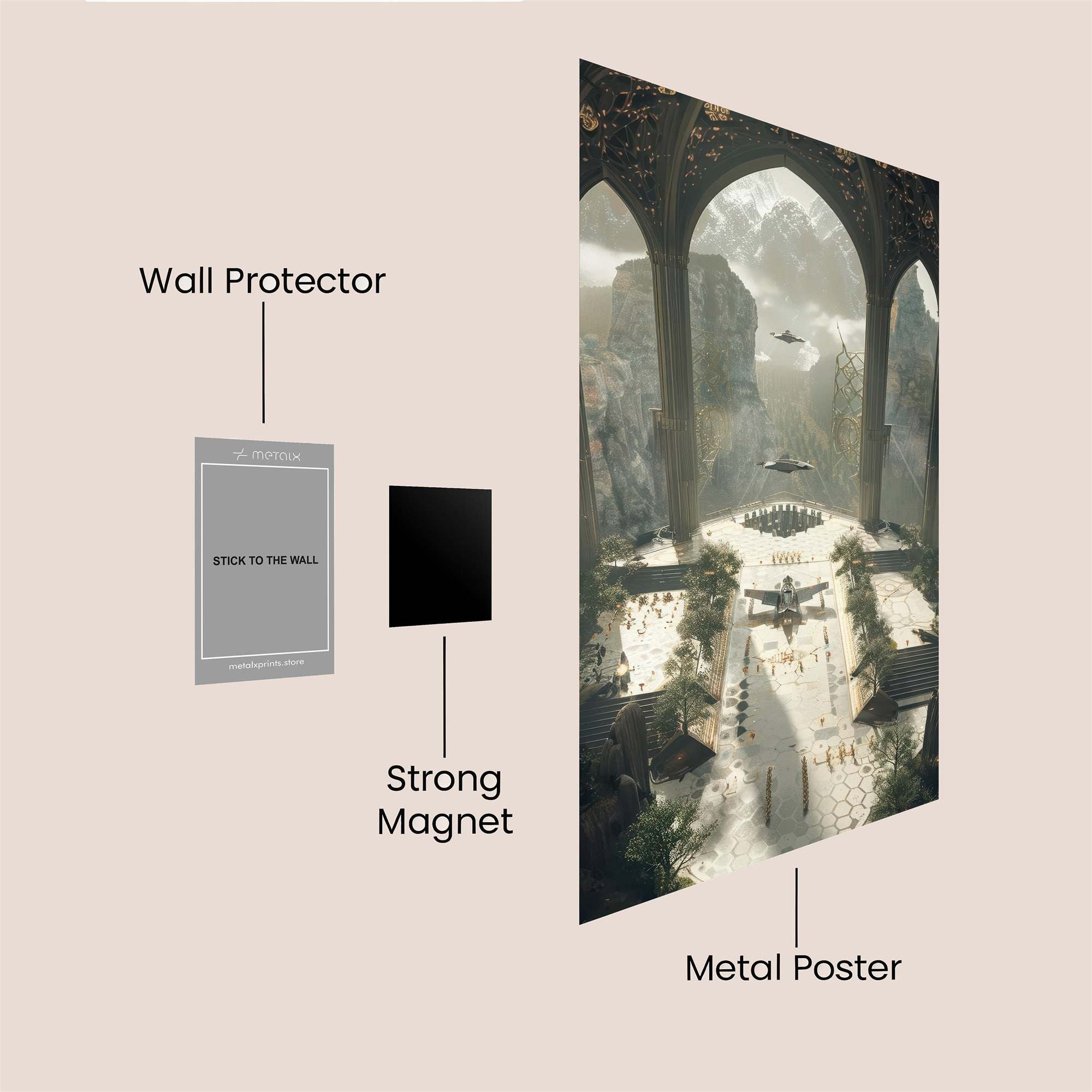Asgardian Serenity Safe Wall Magnetic / M