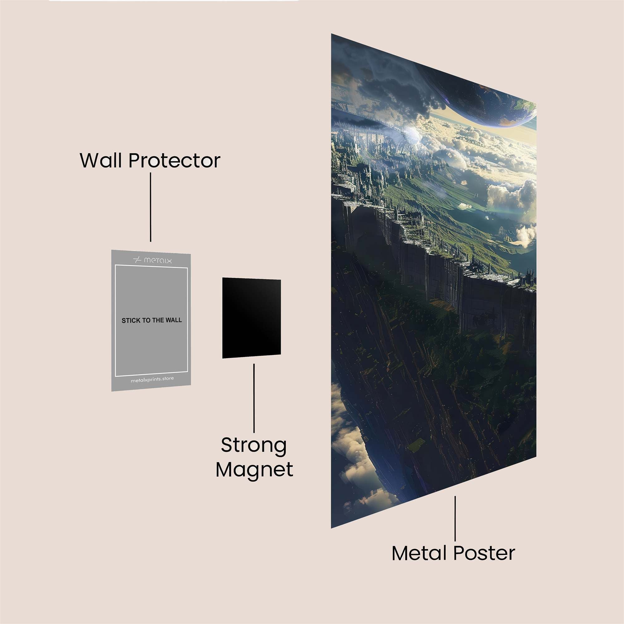Edge Serenity Safe Wall Magnetic / M