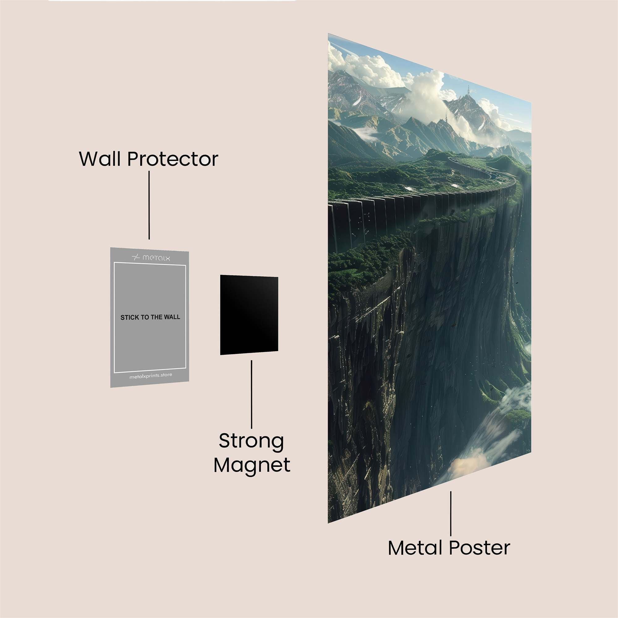 Cliff Serenity Safe Wall Magnetic / M