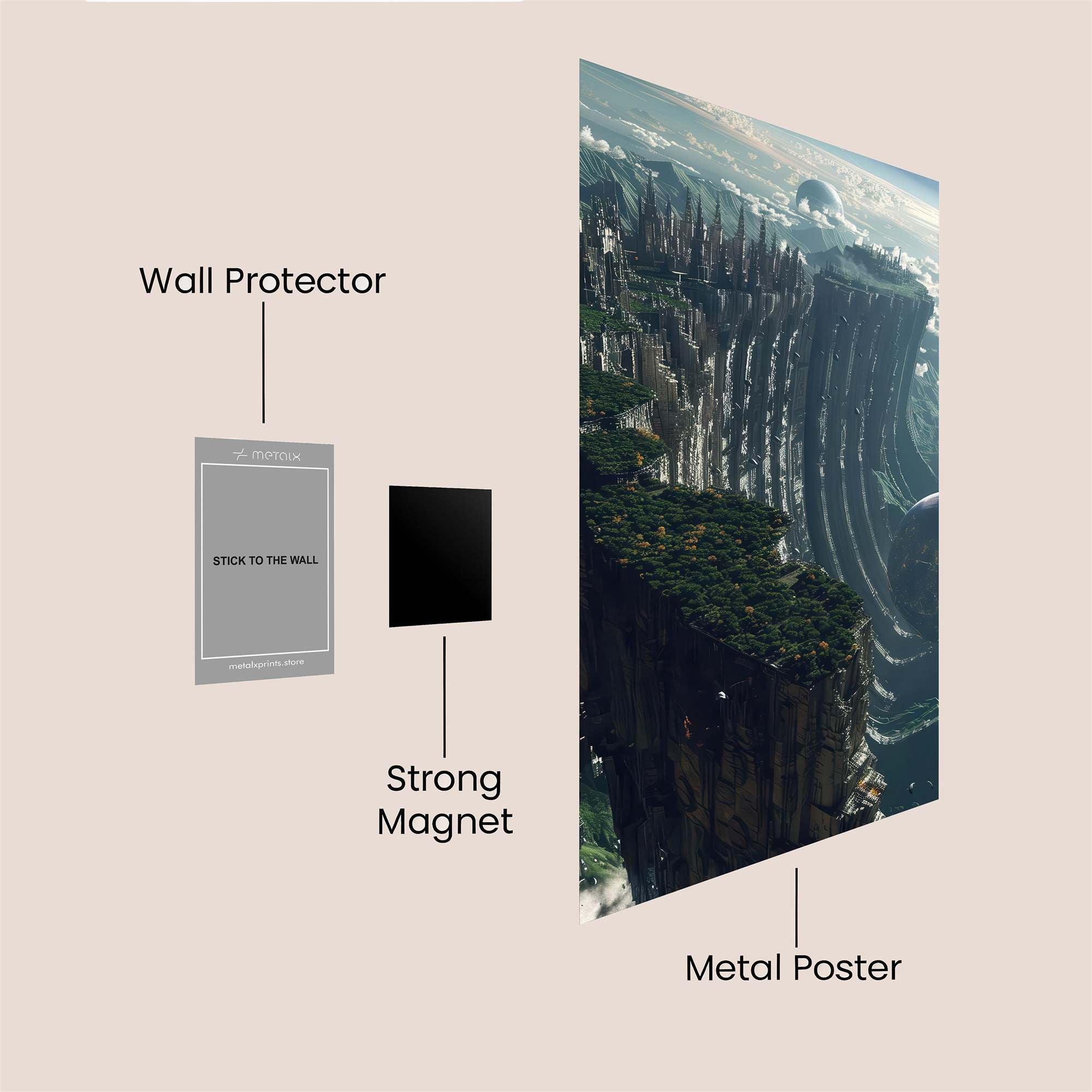 Celestial Serenity Safe Wall Magnetic / M