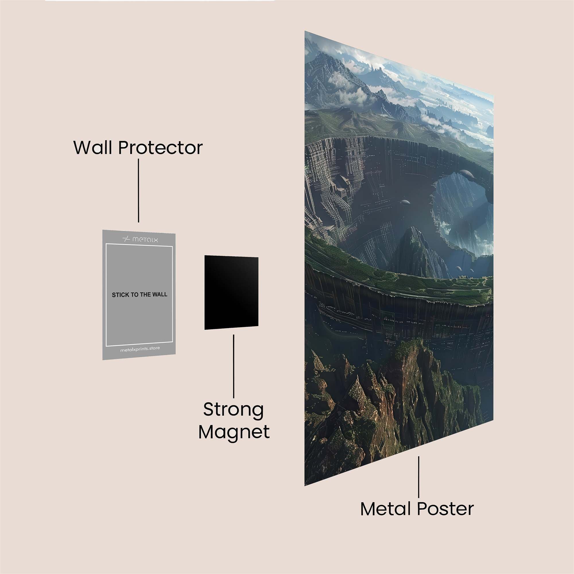 Mystic Abyss Safe Wall Magnetic / M