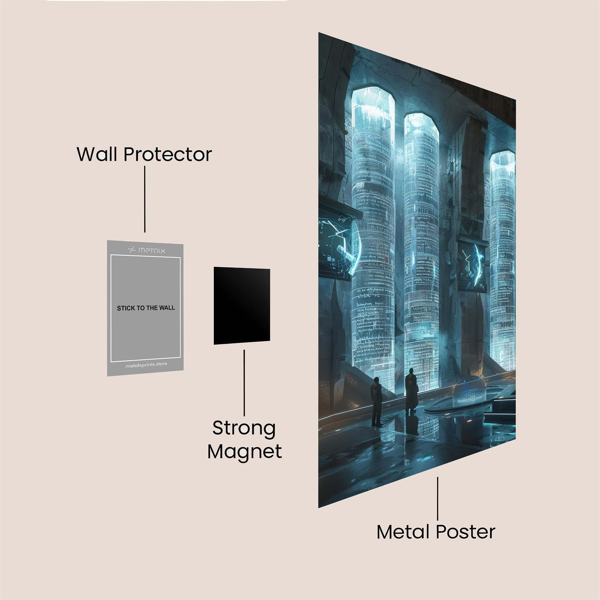 Data Sanctuary Safe Wall Magnetic / M