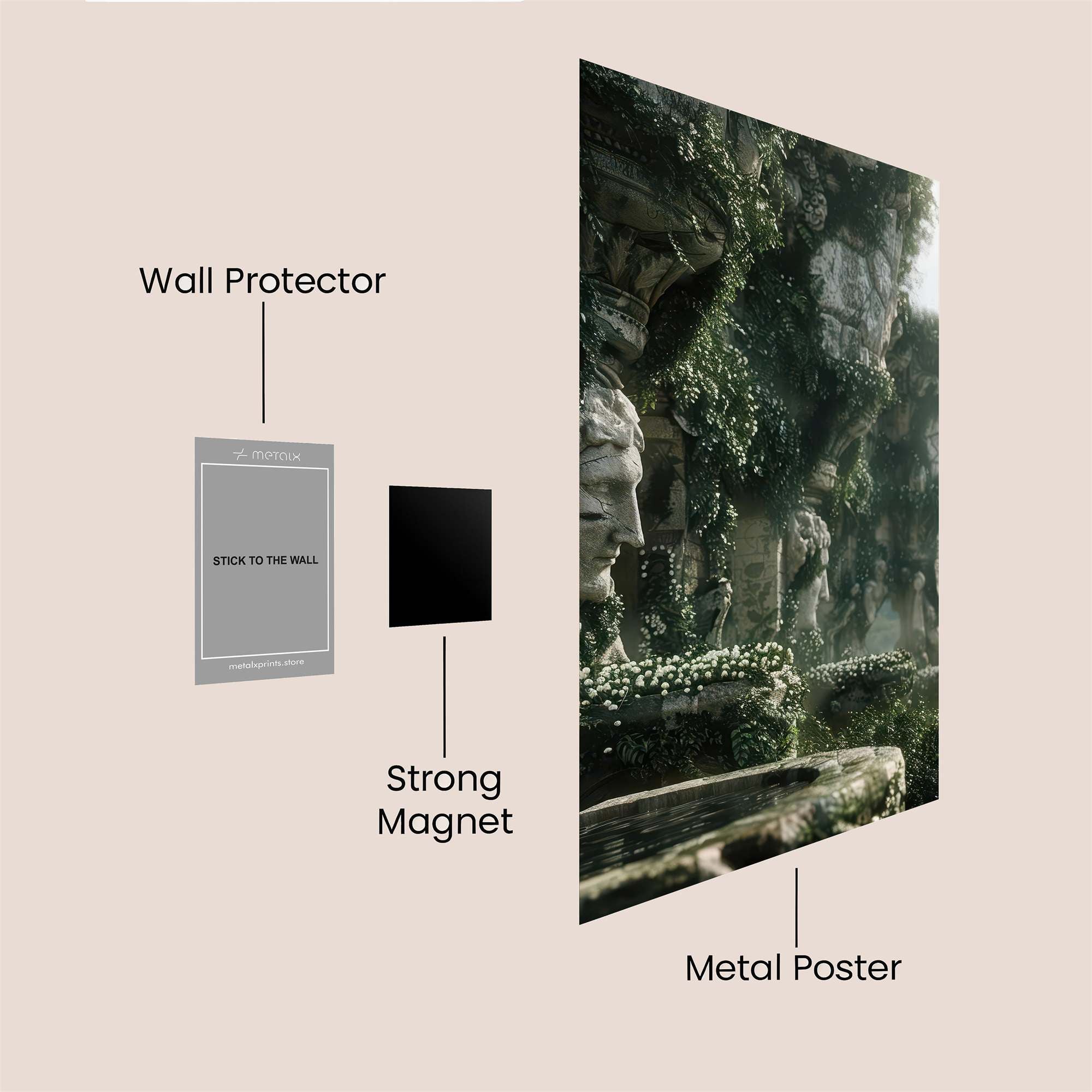 Ruins Enchanting Safe Wall Magnetic / M