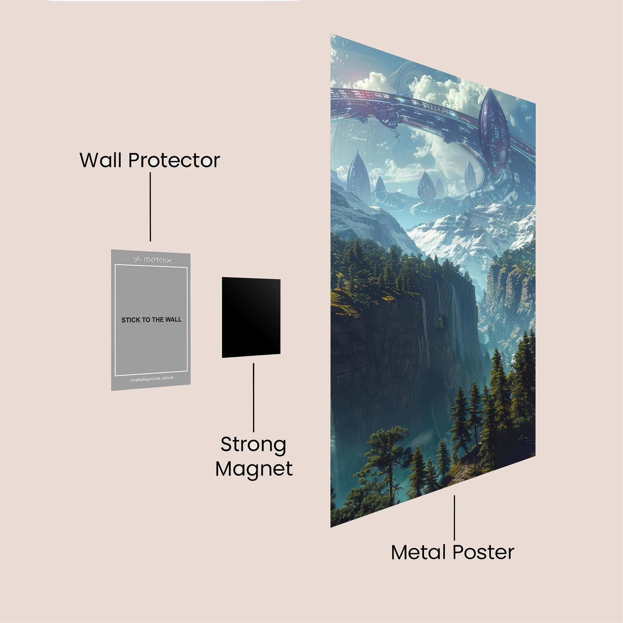 Arcane Serenity Safe Wall Magnetic / M