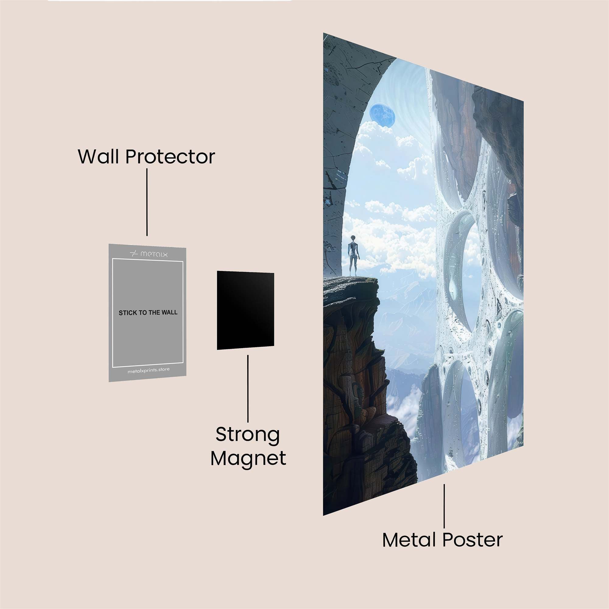 Explorer Serene Safe Wall Magnetic / M
