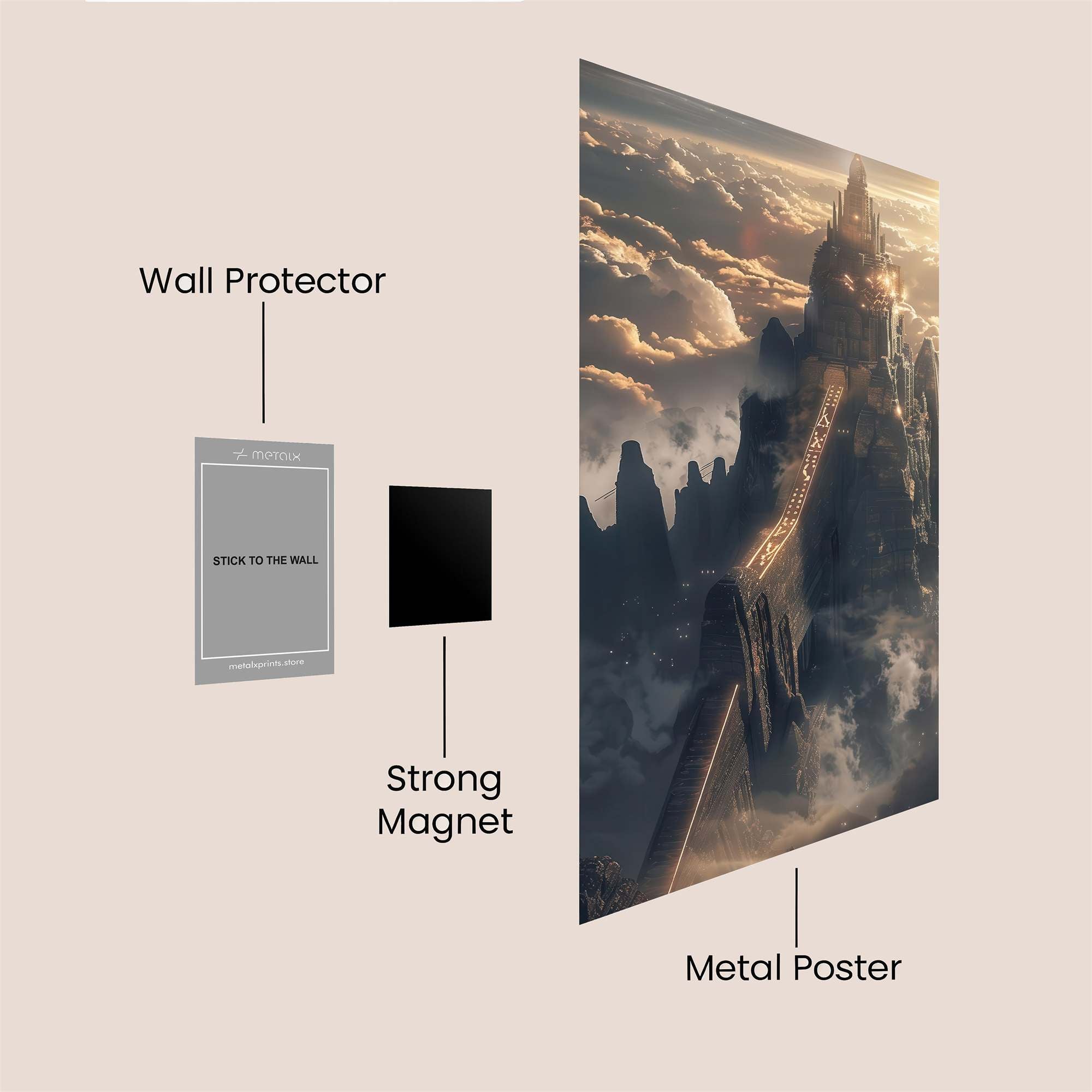 Sky Castle Safe Wall Magnetic / M