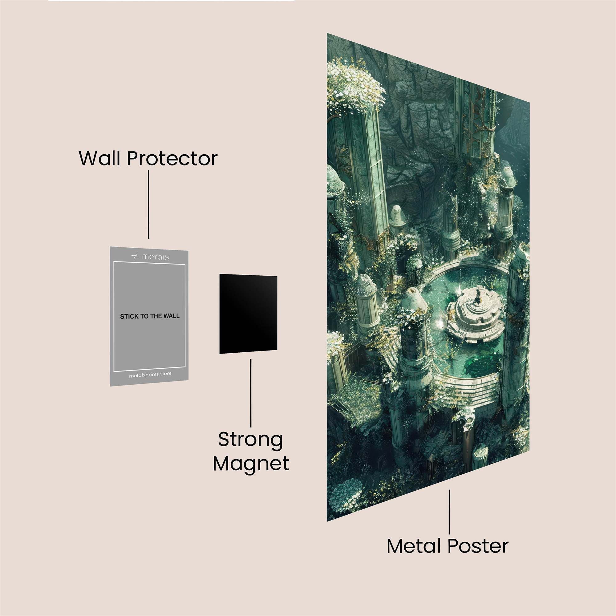 Atlantis Enigmatic Safe Wall Magnetic / M