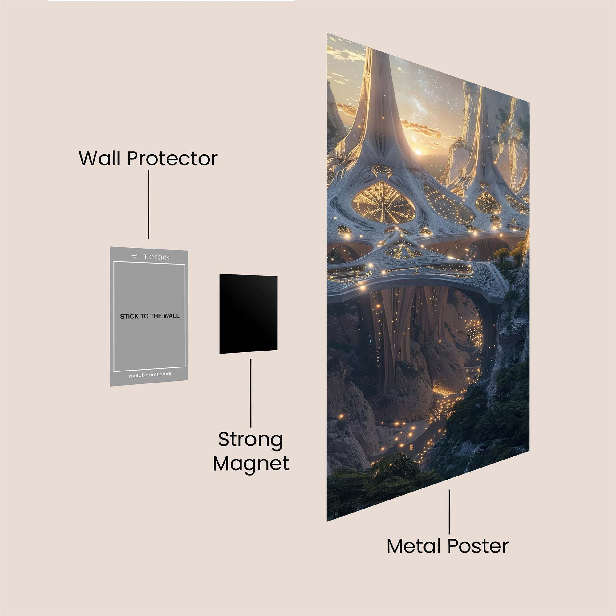 Eldorado Enchanting Safe Wall Magnetic / M