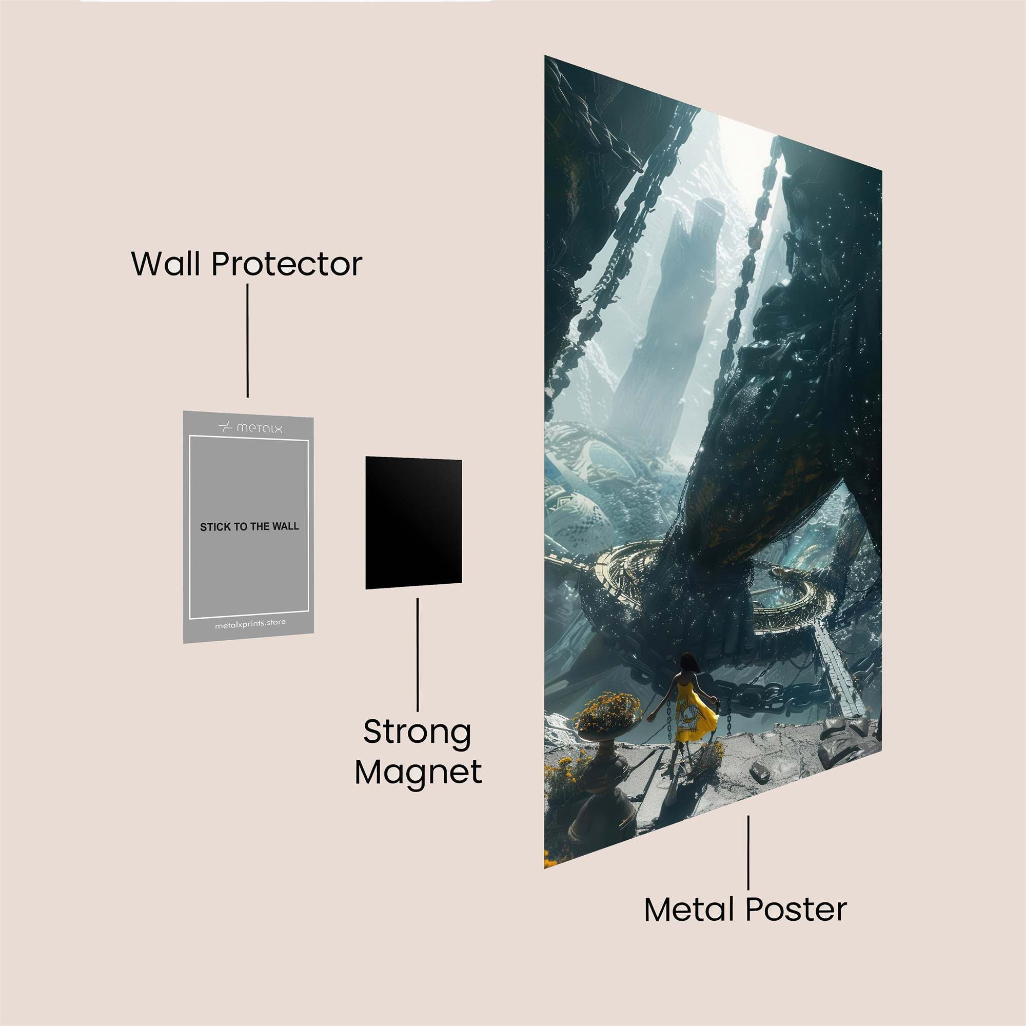 AbyssWhisper Safe Wall Magnetic / M