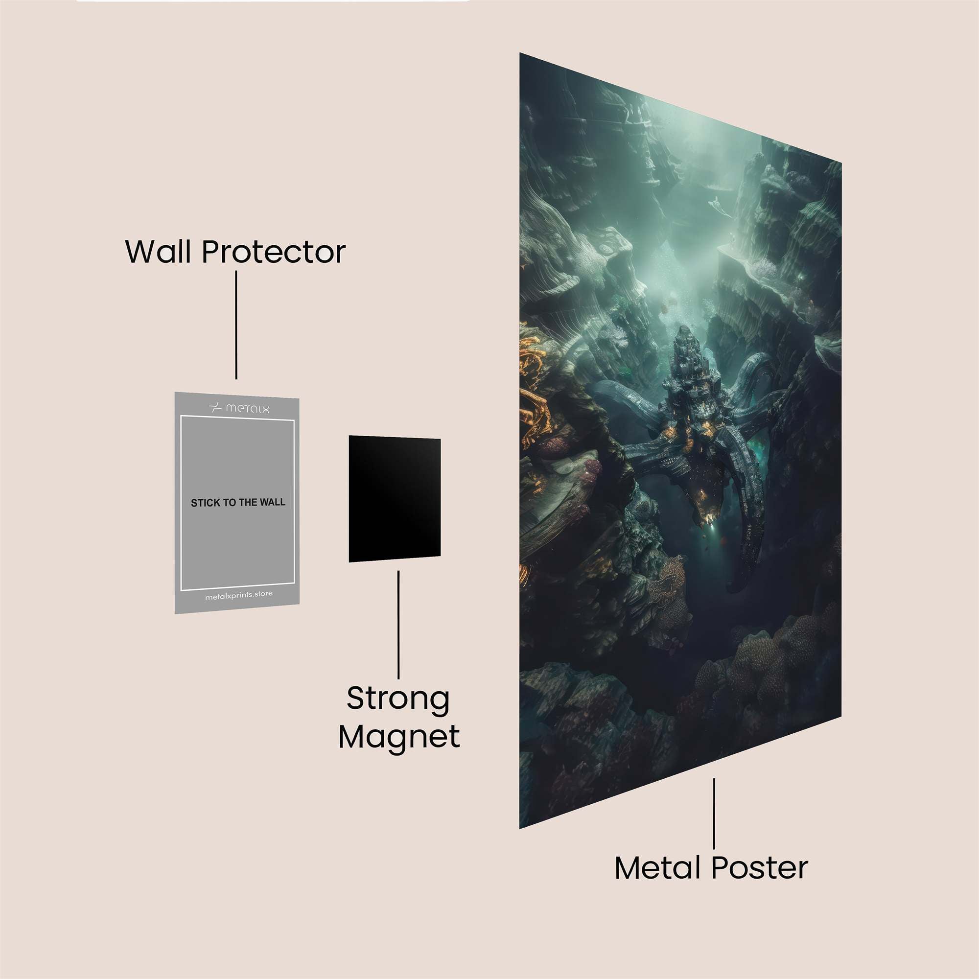 Abyssal Menace Safe Wall Magnetic / M