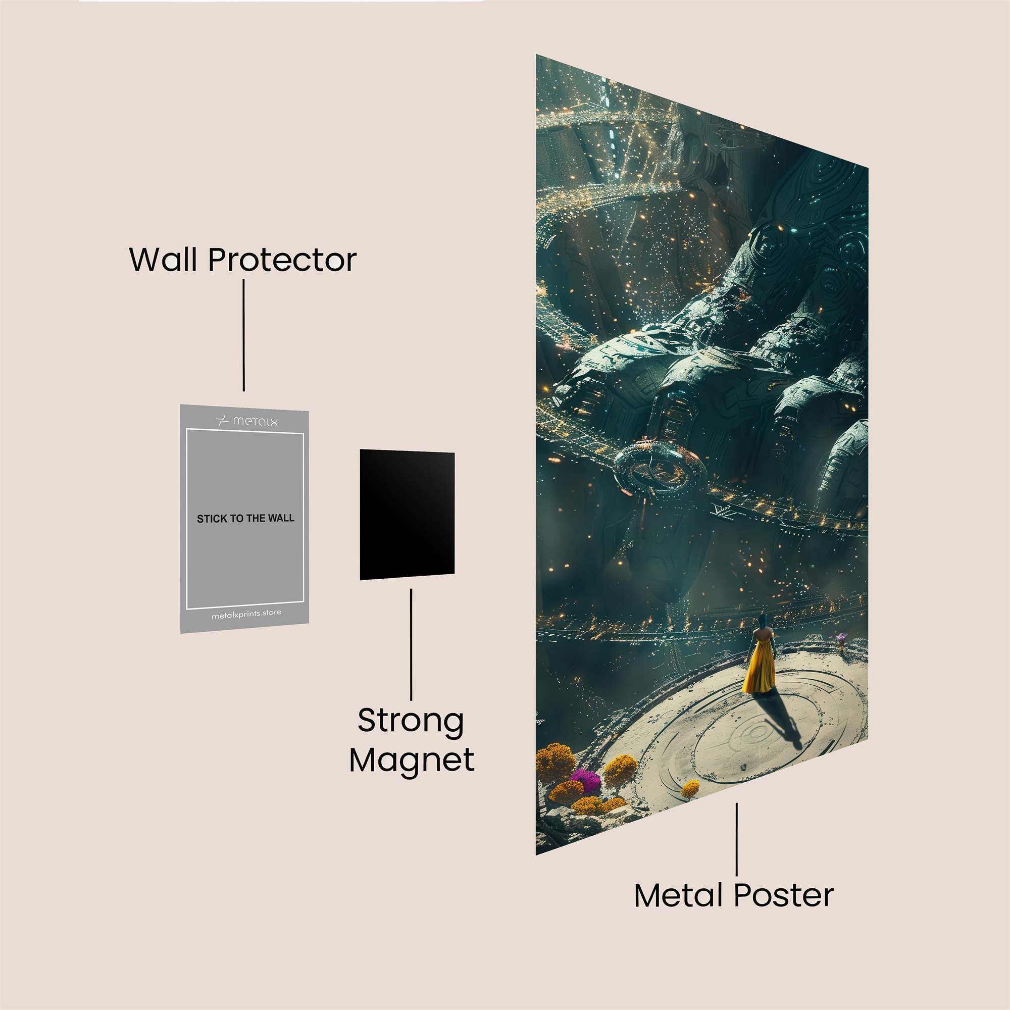 Godzilla Tranquil Safe Wall Magnetic / M