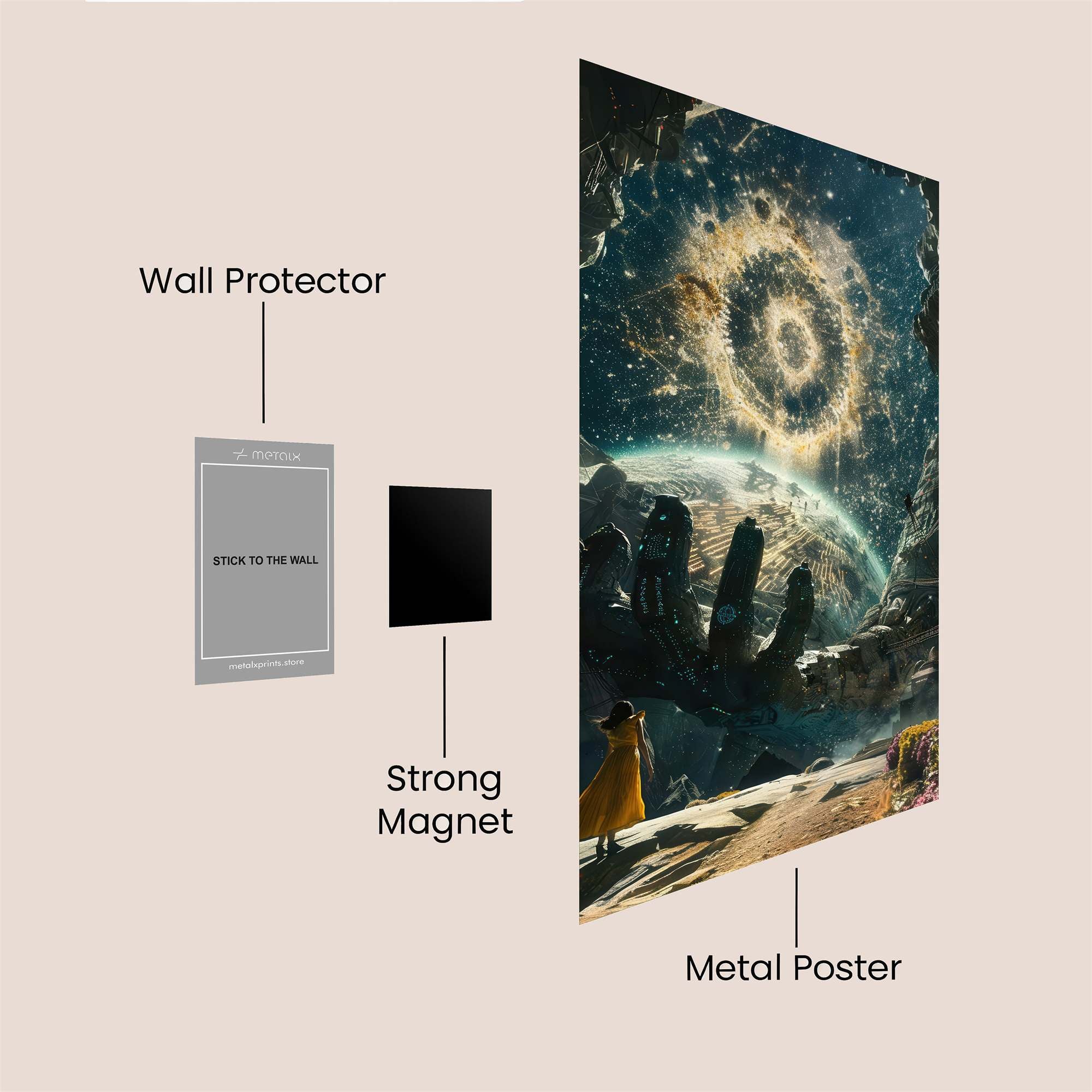 Cosmic Wonder Safe Wall Magnetic / M