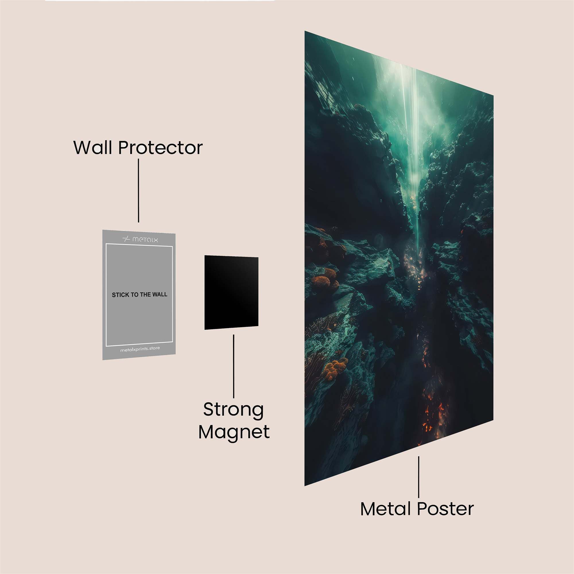 Abyss Serenity Safe Wall Magnetic / M