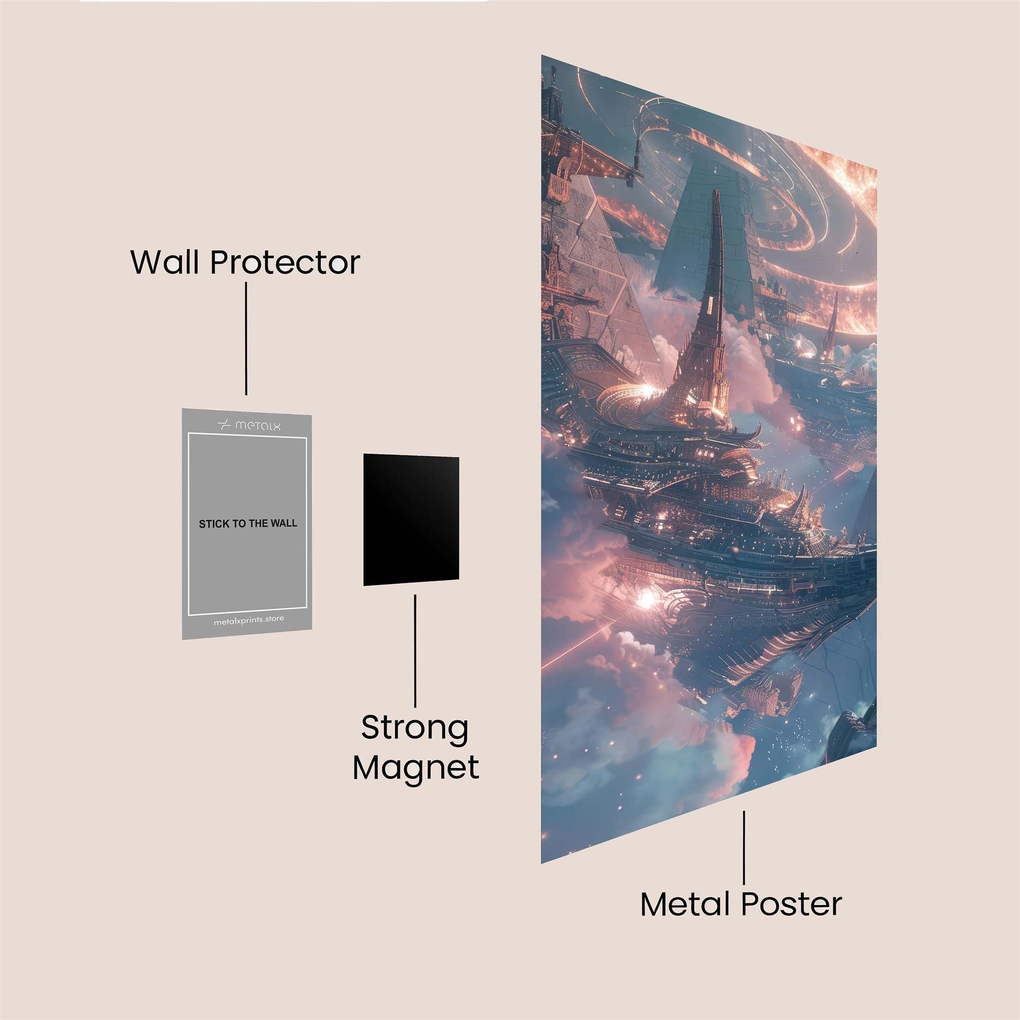 Celestial Odyssey Safe Wall Magnetic / M