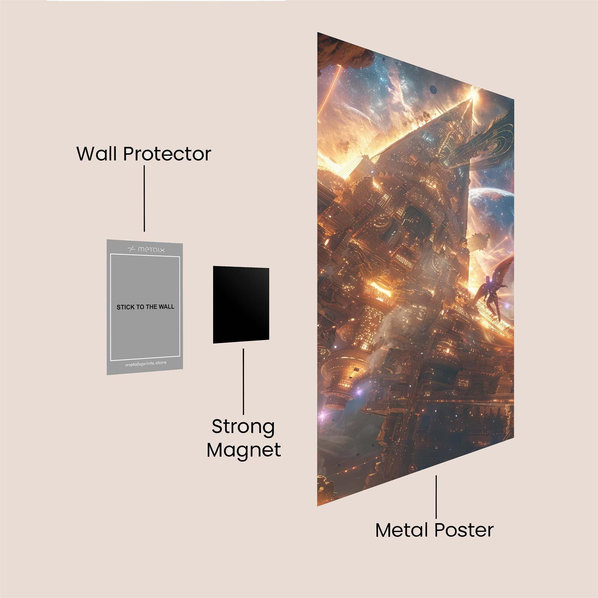 Eternity's Dawn Safe Wall Magnetic / M
