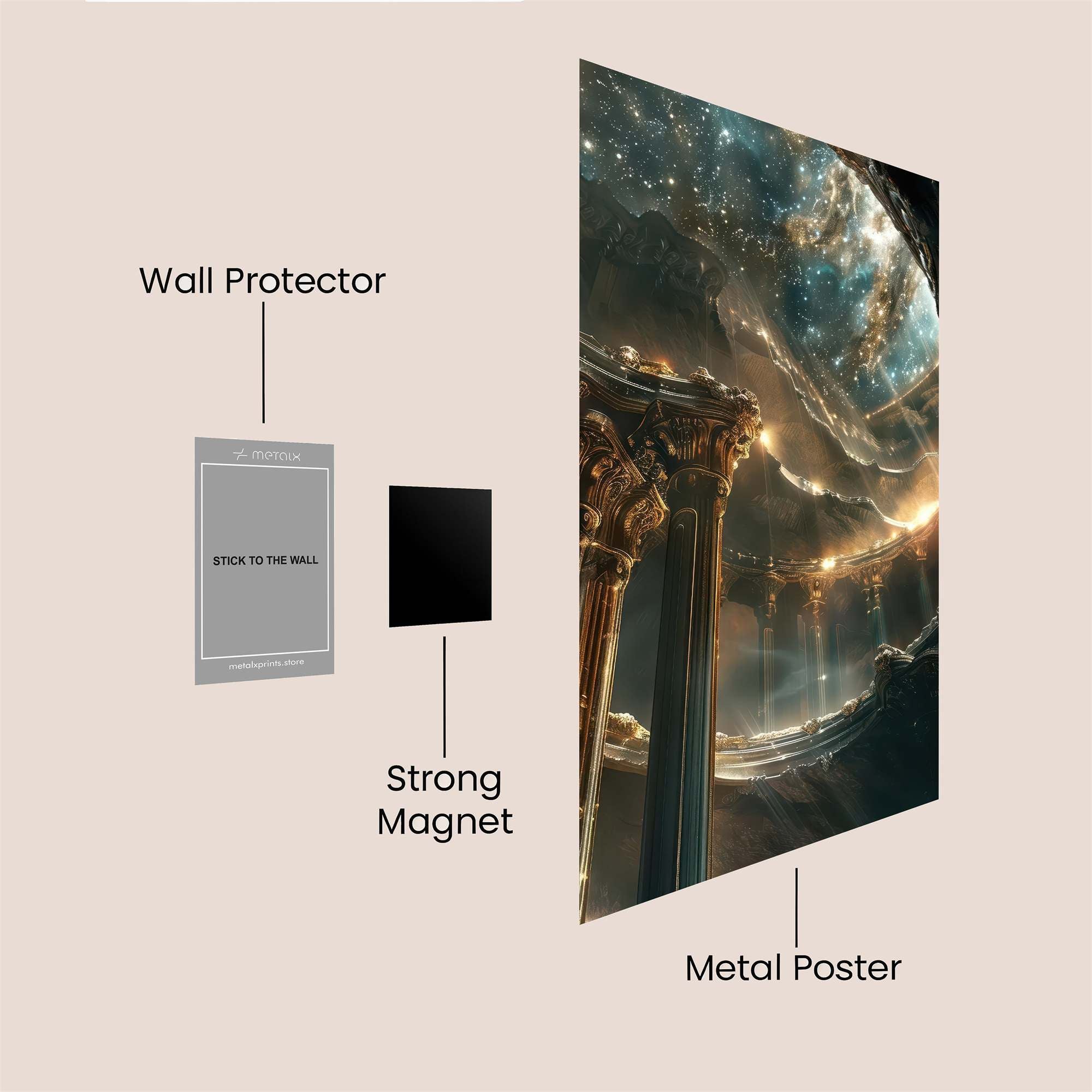 Celestial Serenity Safe Wall Magnetic / M