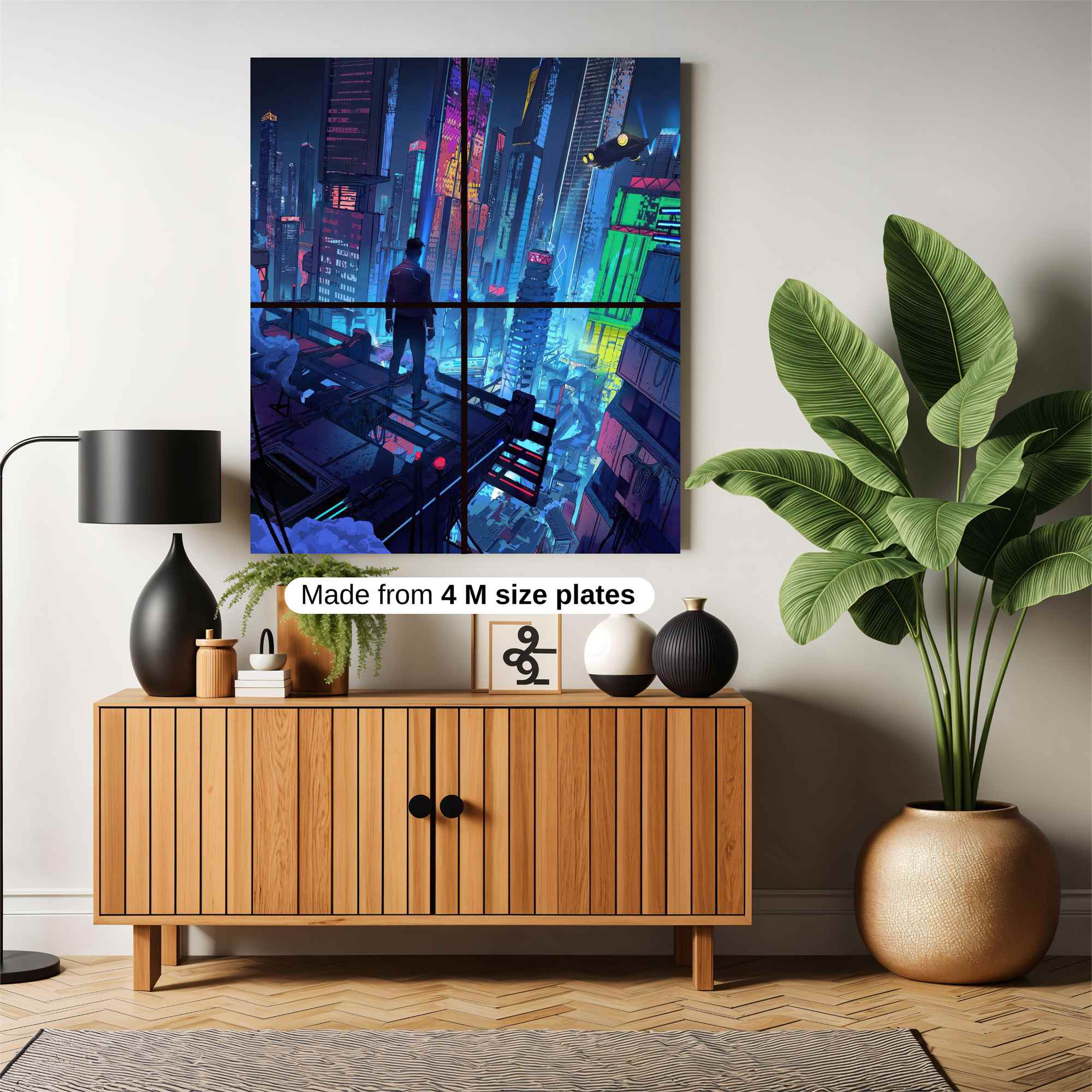 Cyberpunk Solitude Safe Wall Magnetic / M