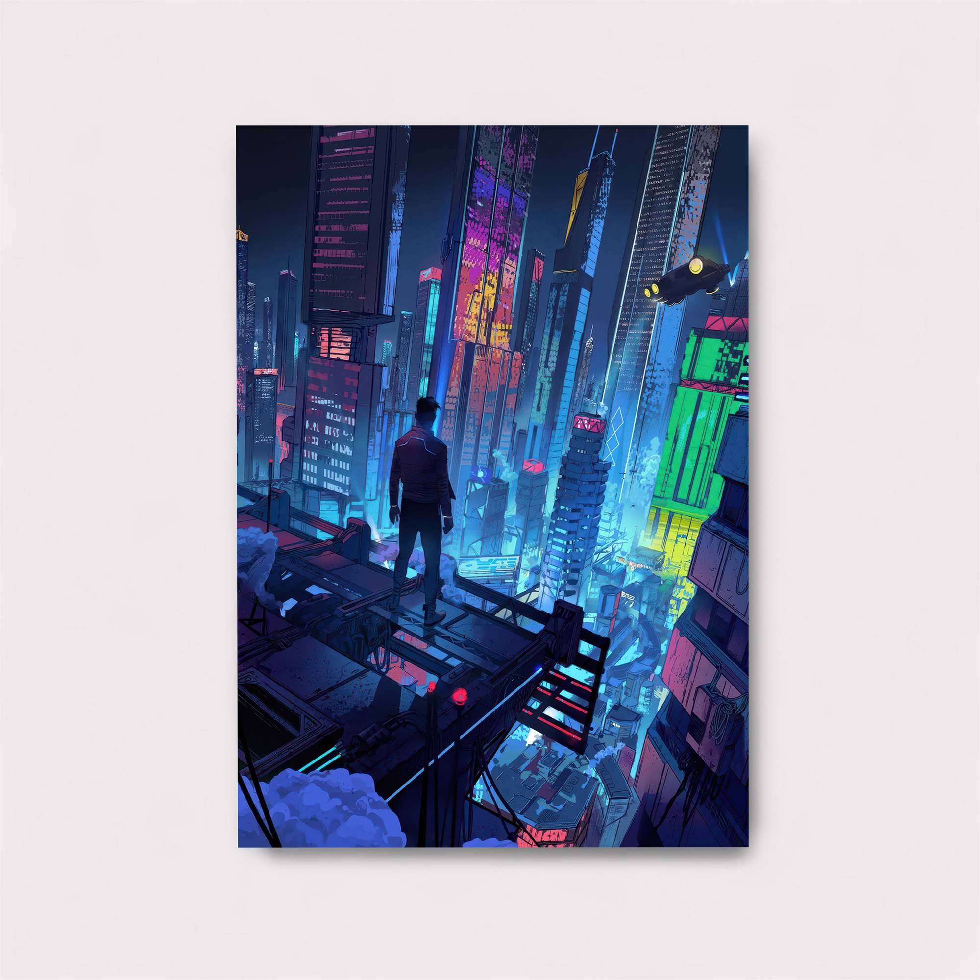 Cyberpunk Solitude Safe Wall Magnetic / M