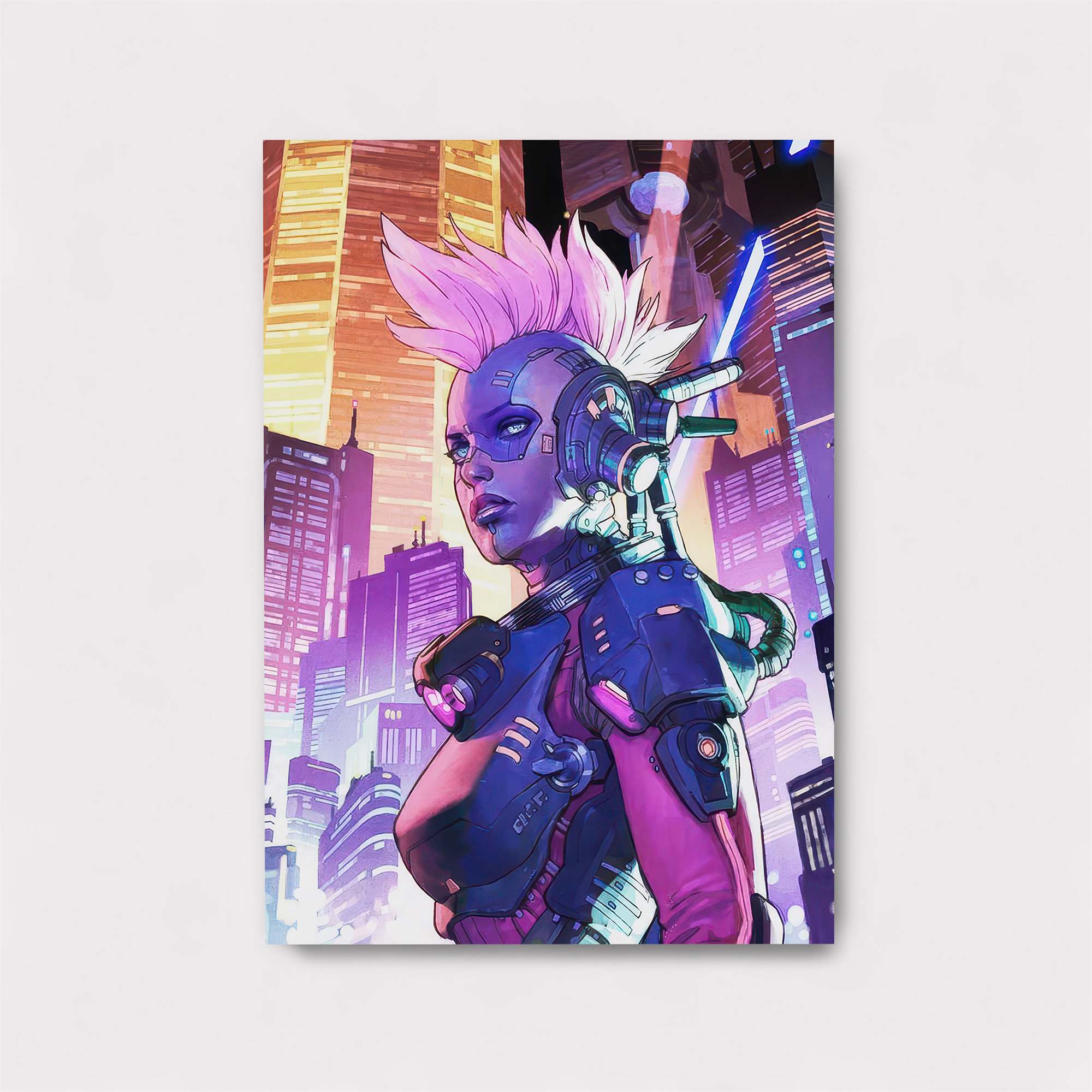 Cyberpunk Vixen Safe Wall Magnetic / M