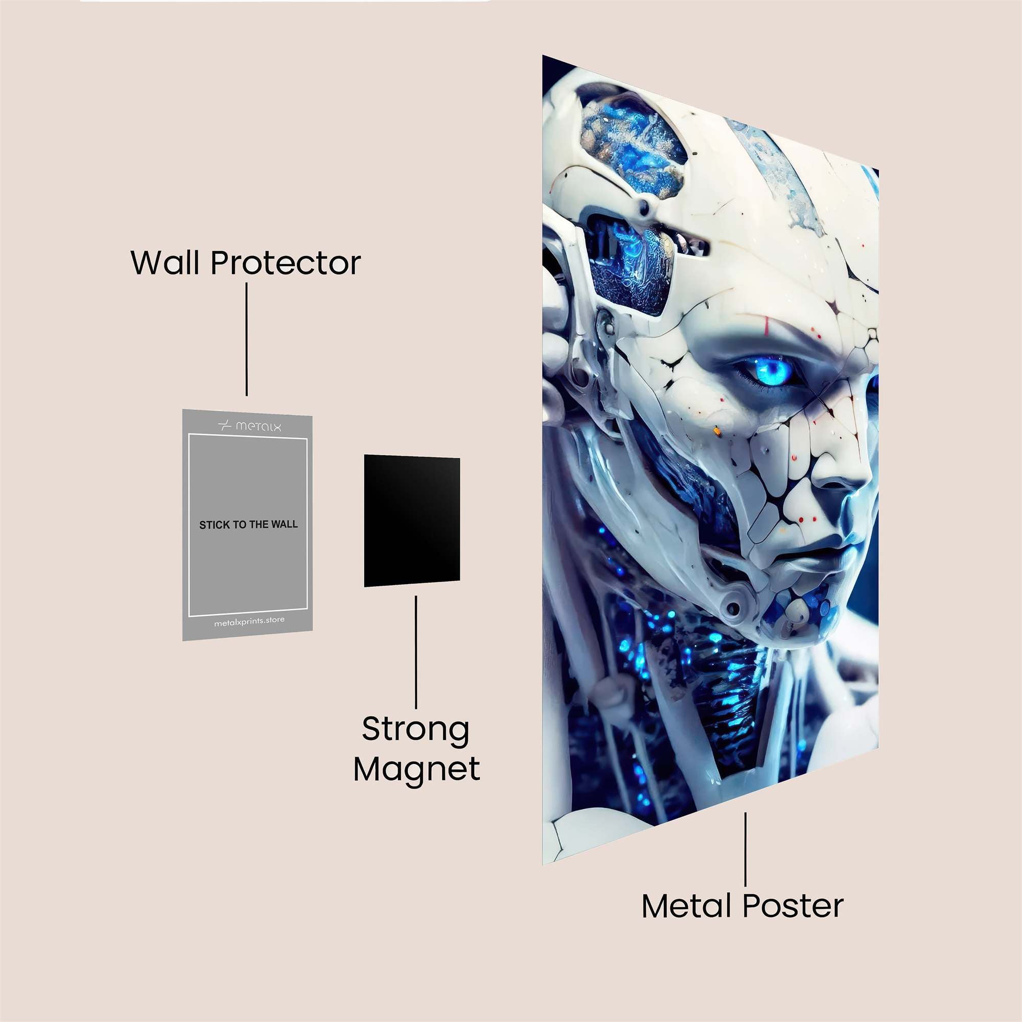 Android Serenity Safe Wall Magnetic / M