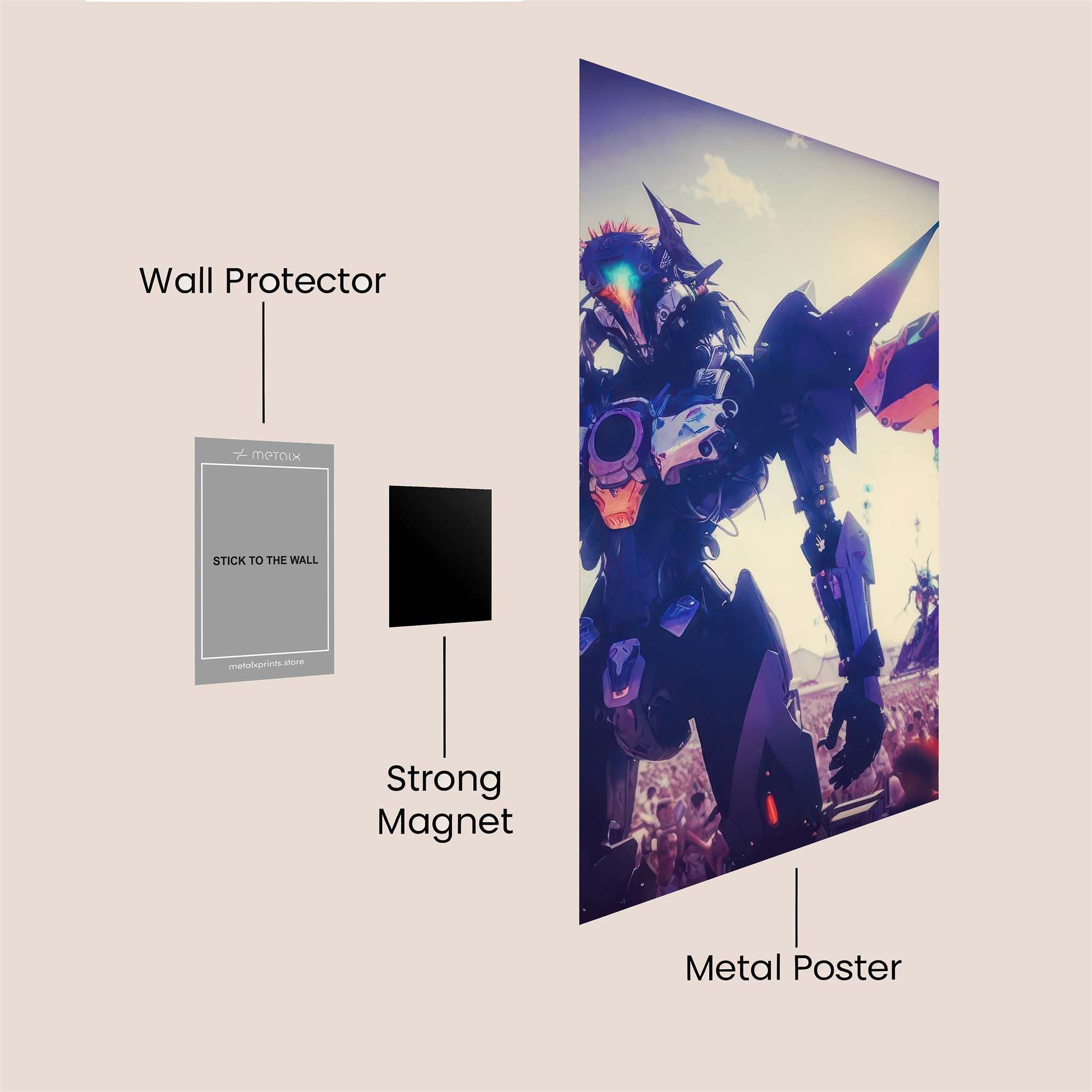 NeonRave Safe Wall Magnetic / M