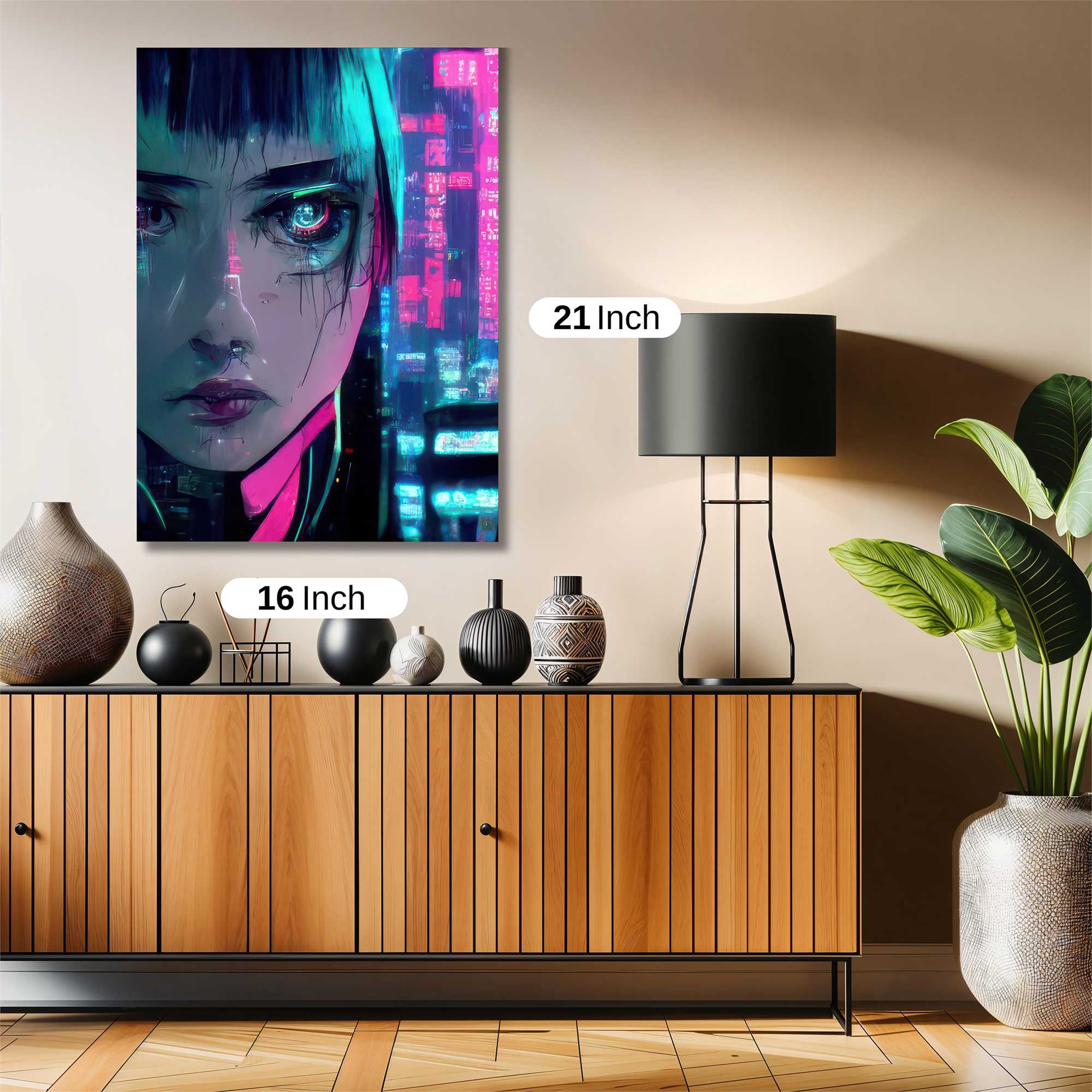 Cyberpunk Melancholy Safe Wall Magnetic / M