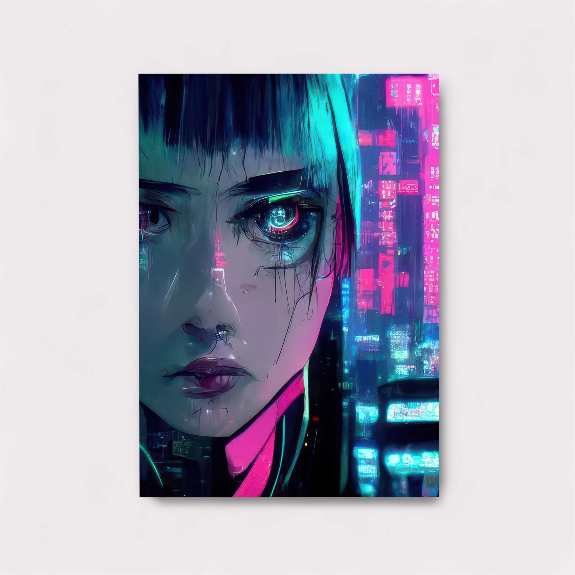 Cyberpunk Melancholy Safe Wall Magnetic / M