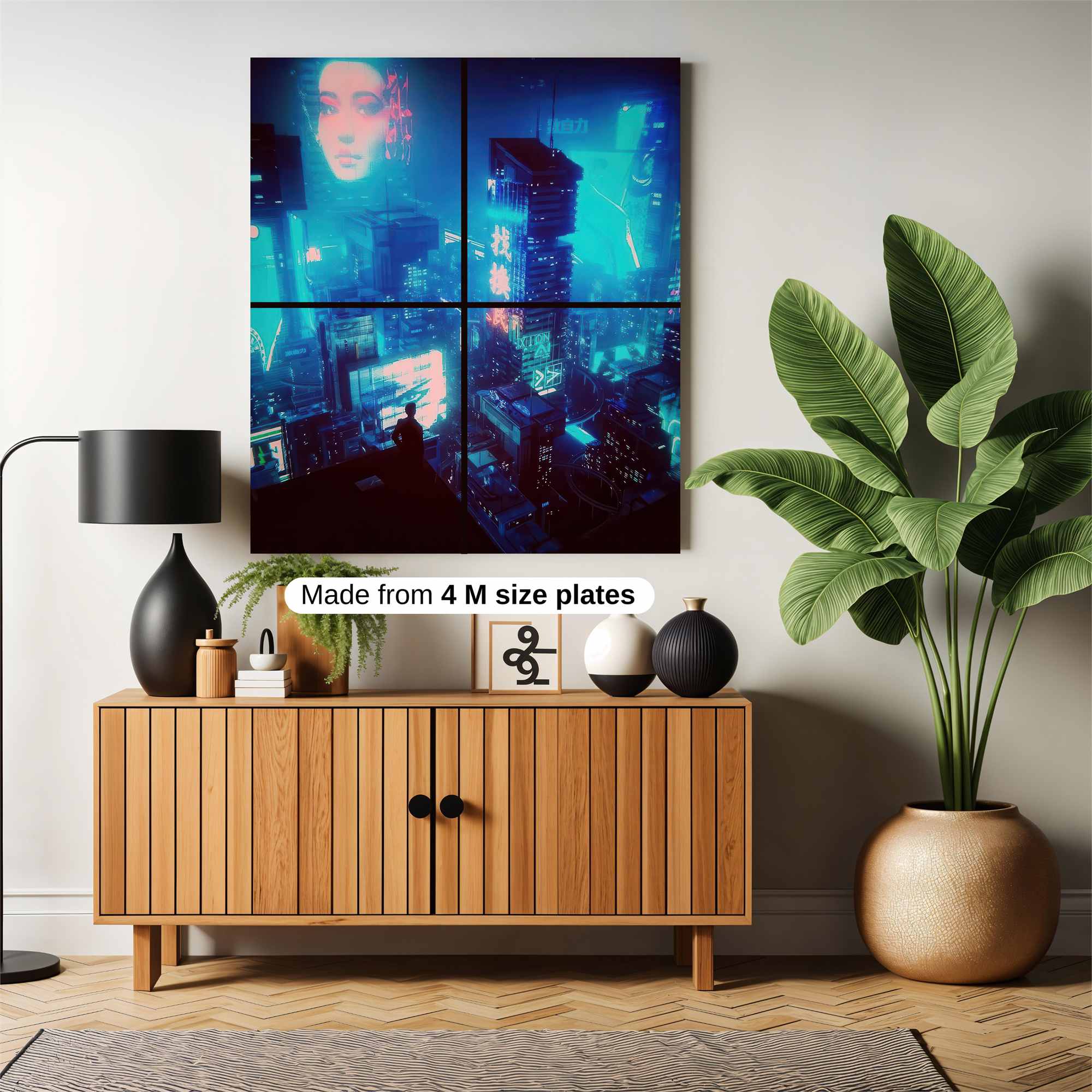 Cyber Serenity Safe Wall Magnetic / M