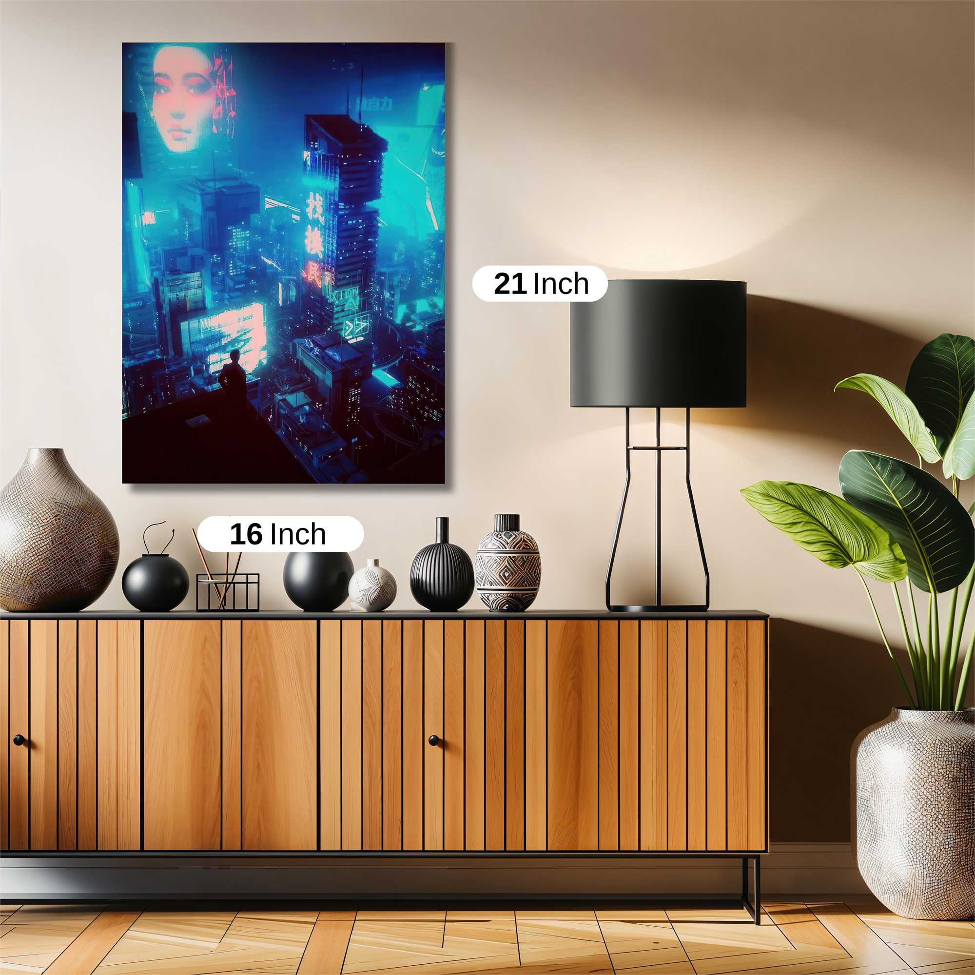 Cyber Serenity Safe Wall Magnetic / M