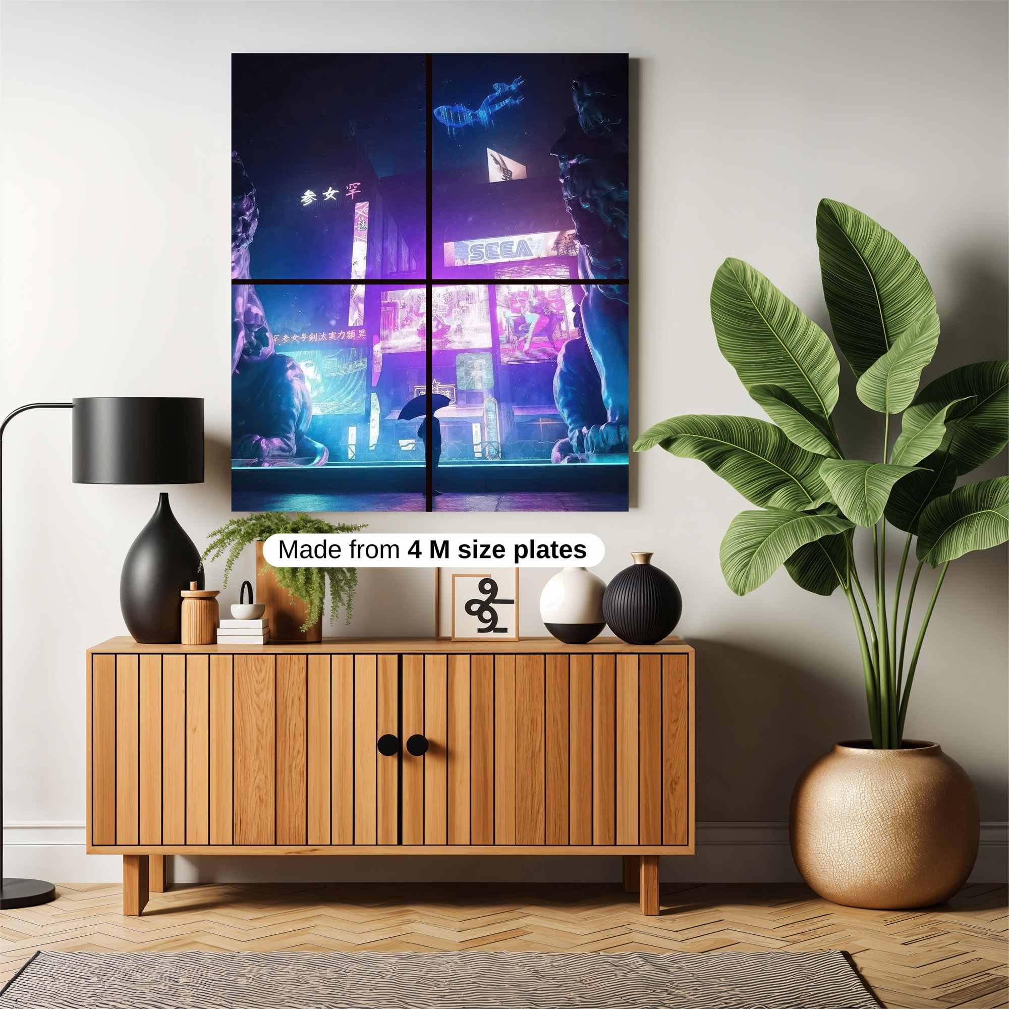 Neon Solitude Safe Wall Magnetic / M