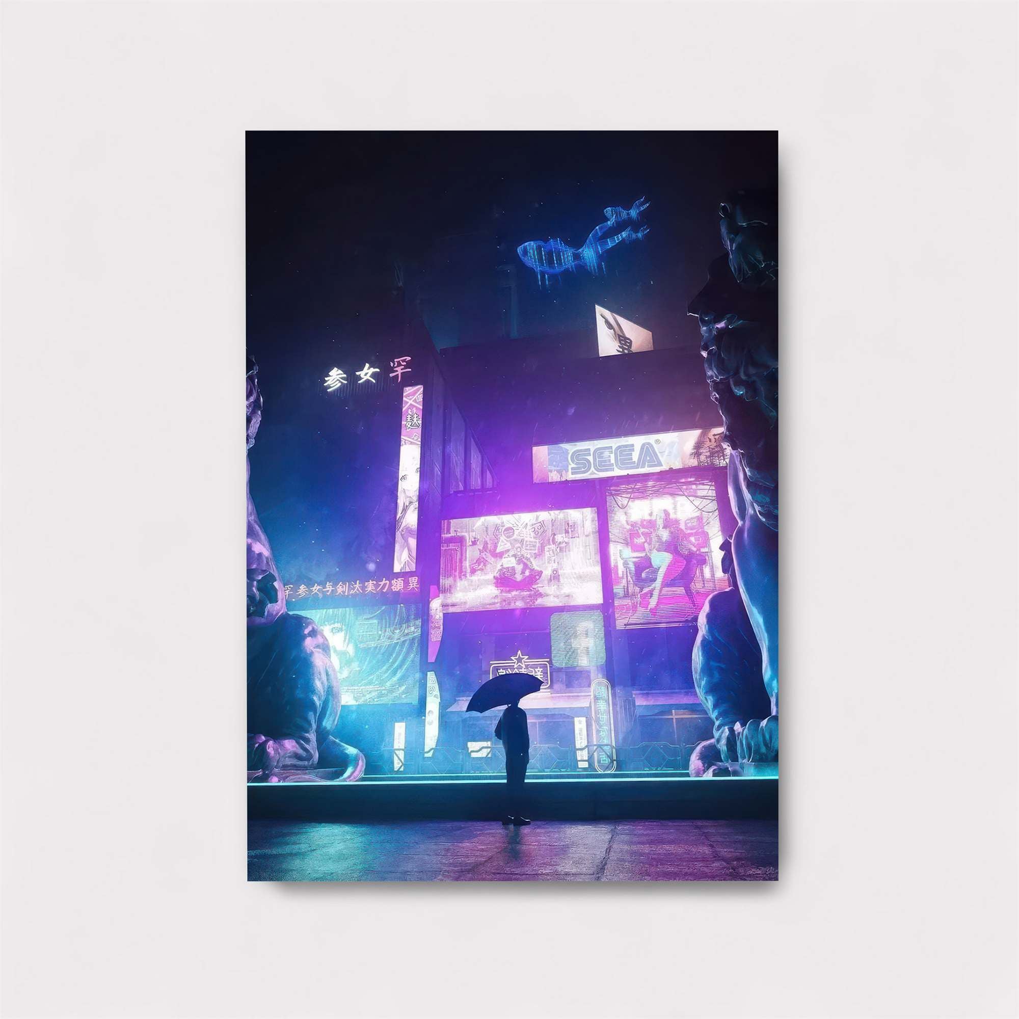 Neon Solitude Safe Wall Magnetic / M