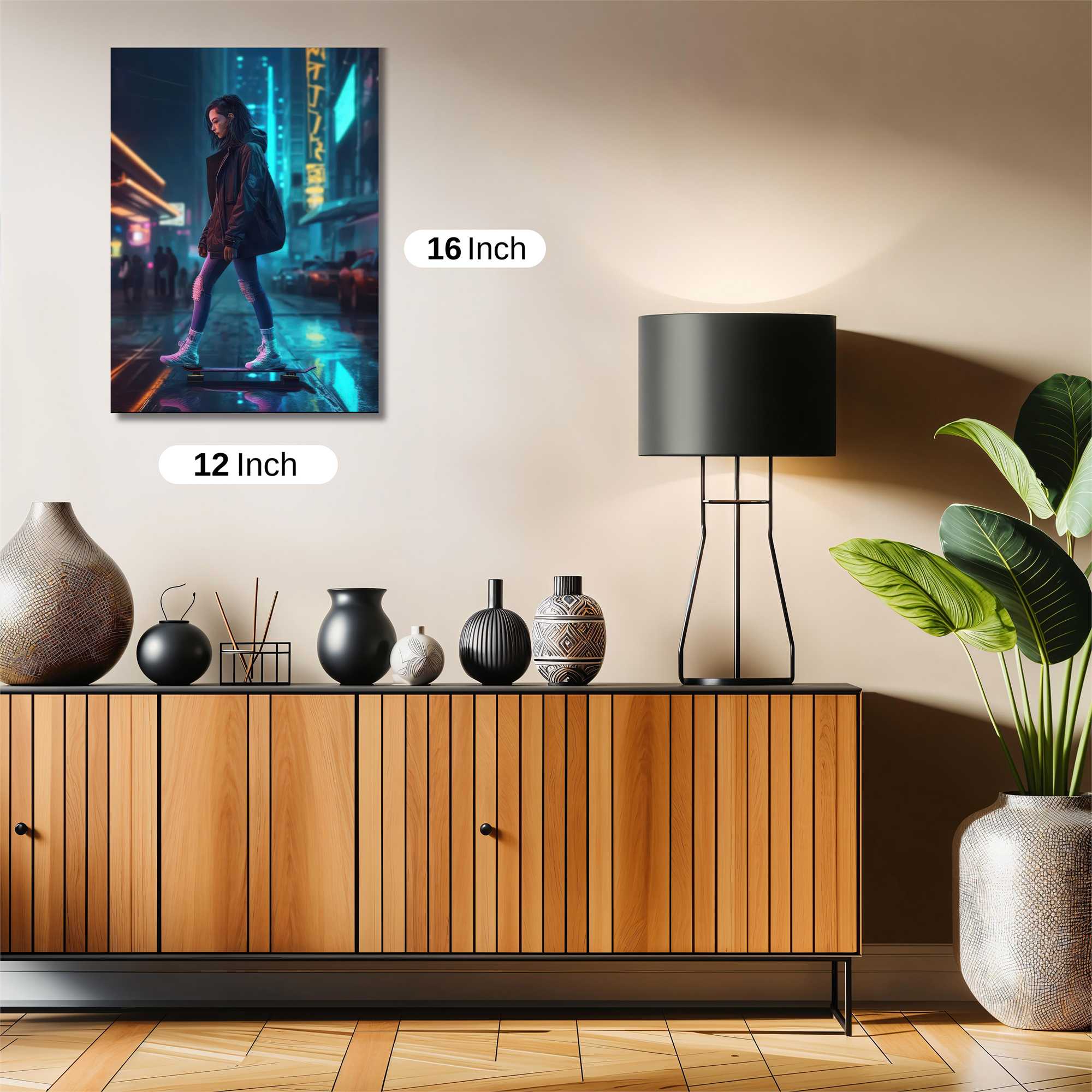 Neon Solitude Safe Wall Magnetic / M