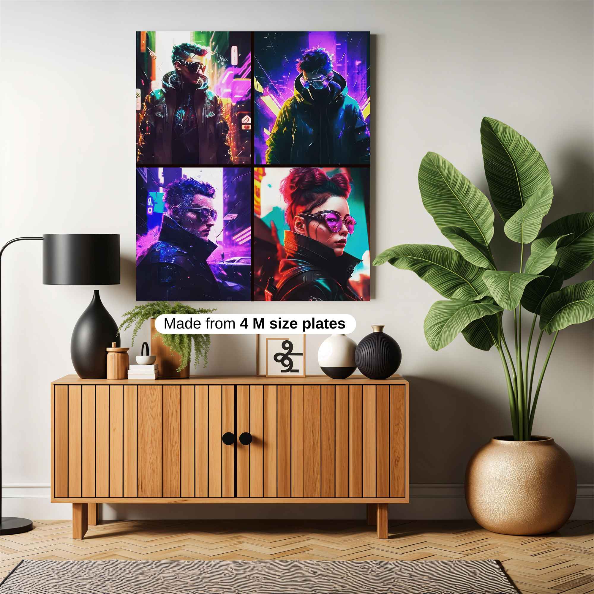 Cyberpunk Enigma Safe Wall Magnetic / M