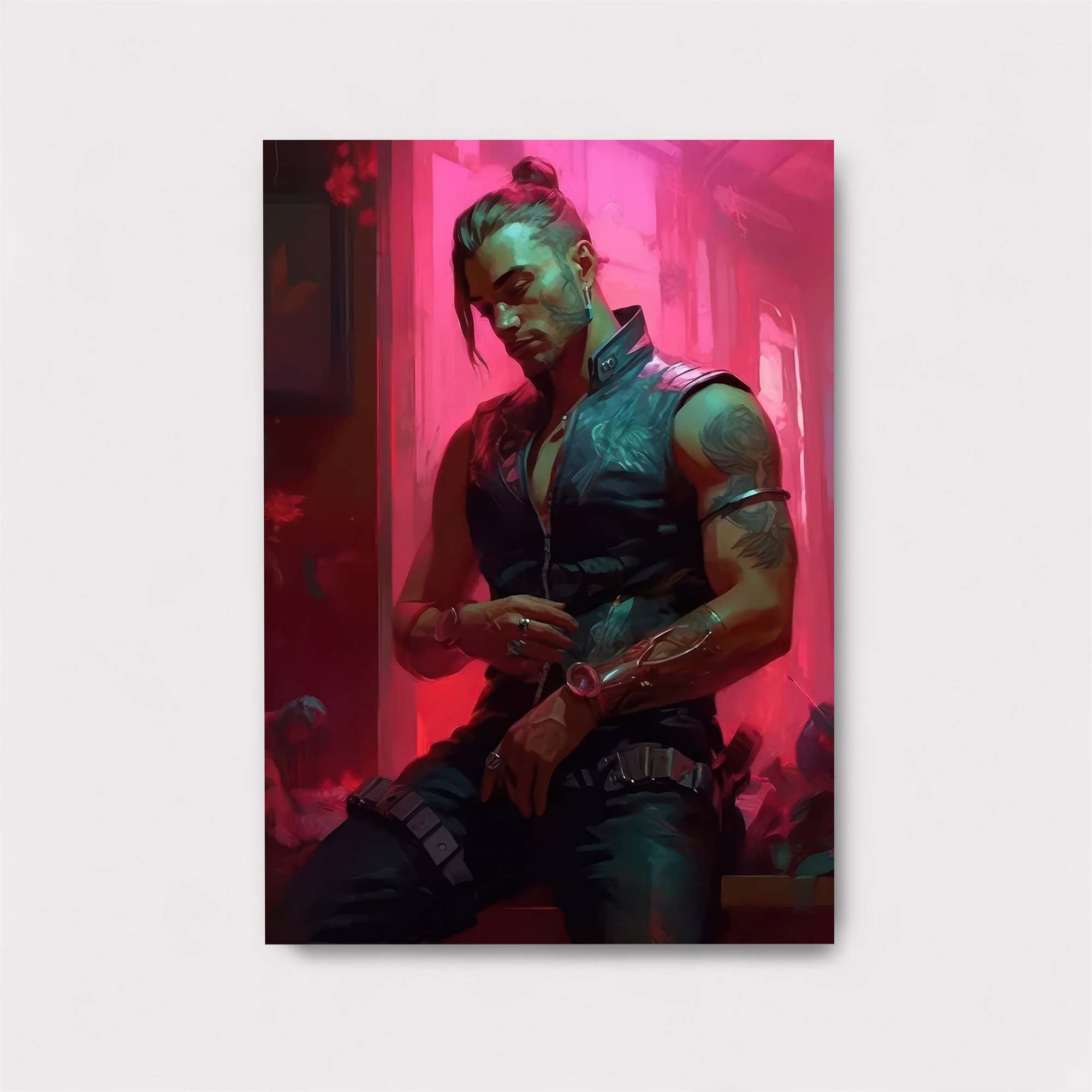 Neon Warrior Safe Wall Magnetic / M