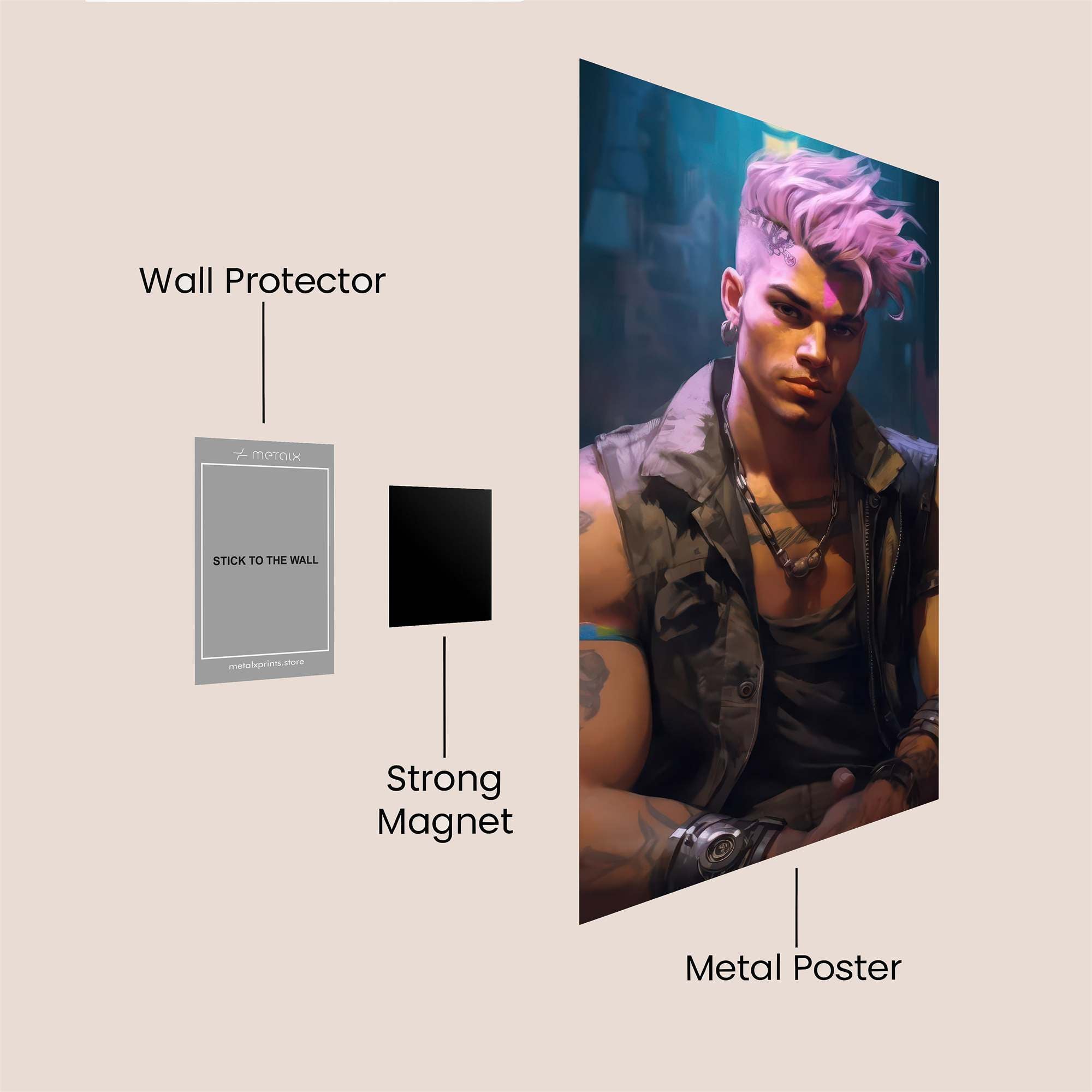 Rebel Radiance Safe Wall Magnetic / M