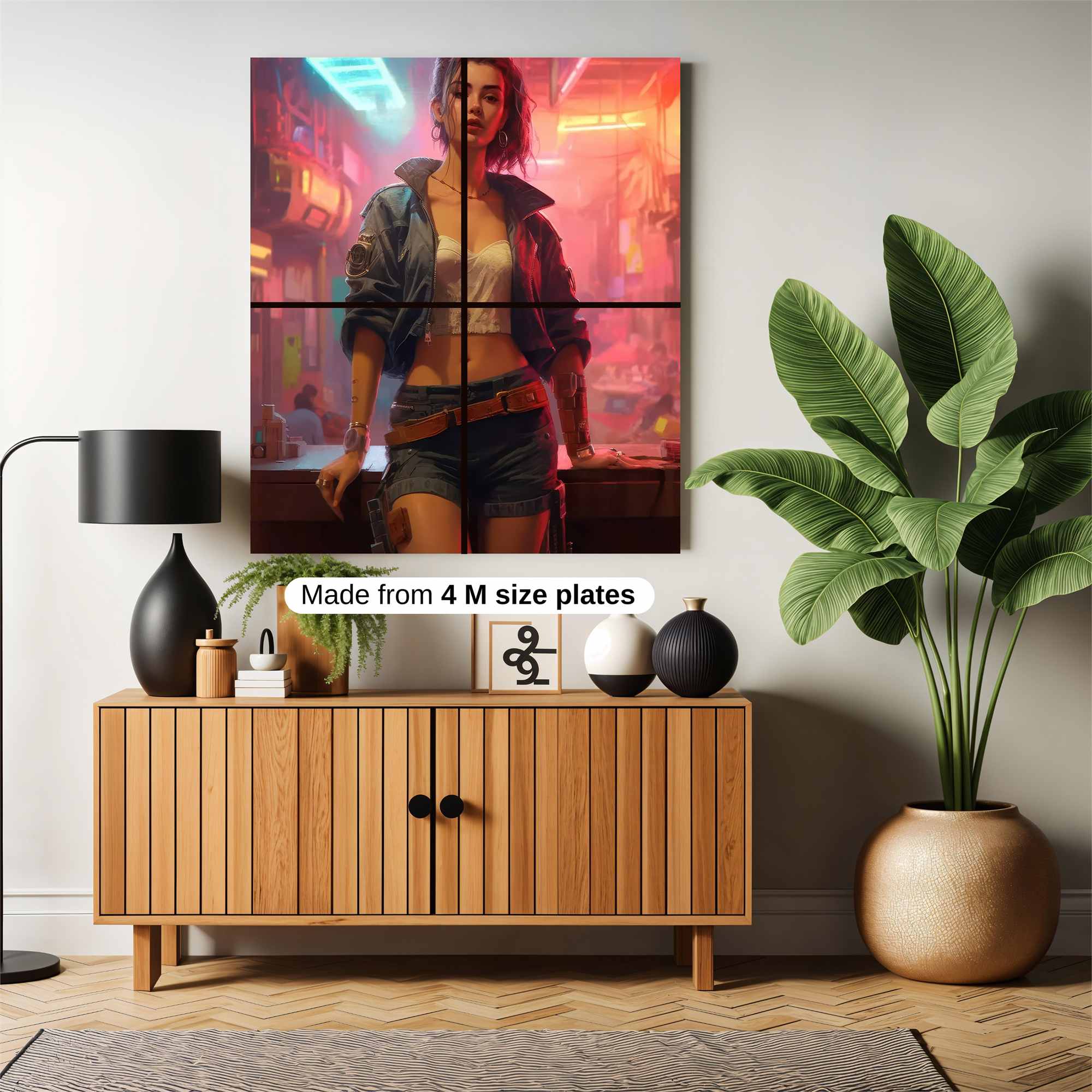 Cyberpunk Vibe Safe Wall Magnetic / M