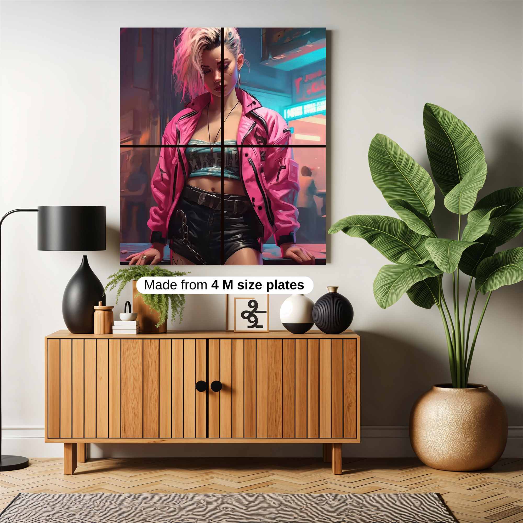 Neon Rebel Safe Wall Magnetic / M