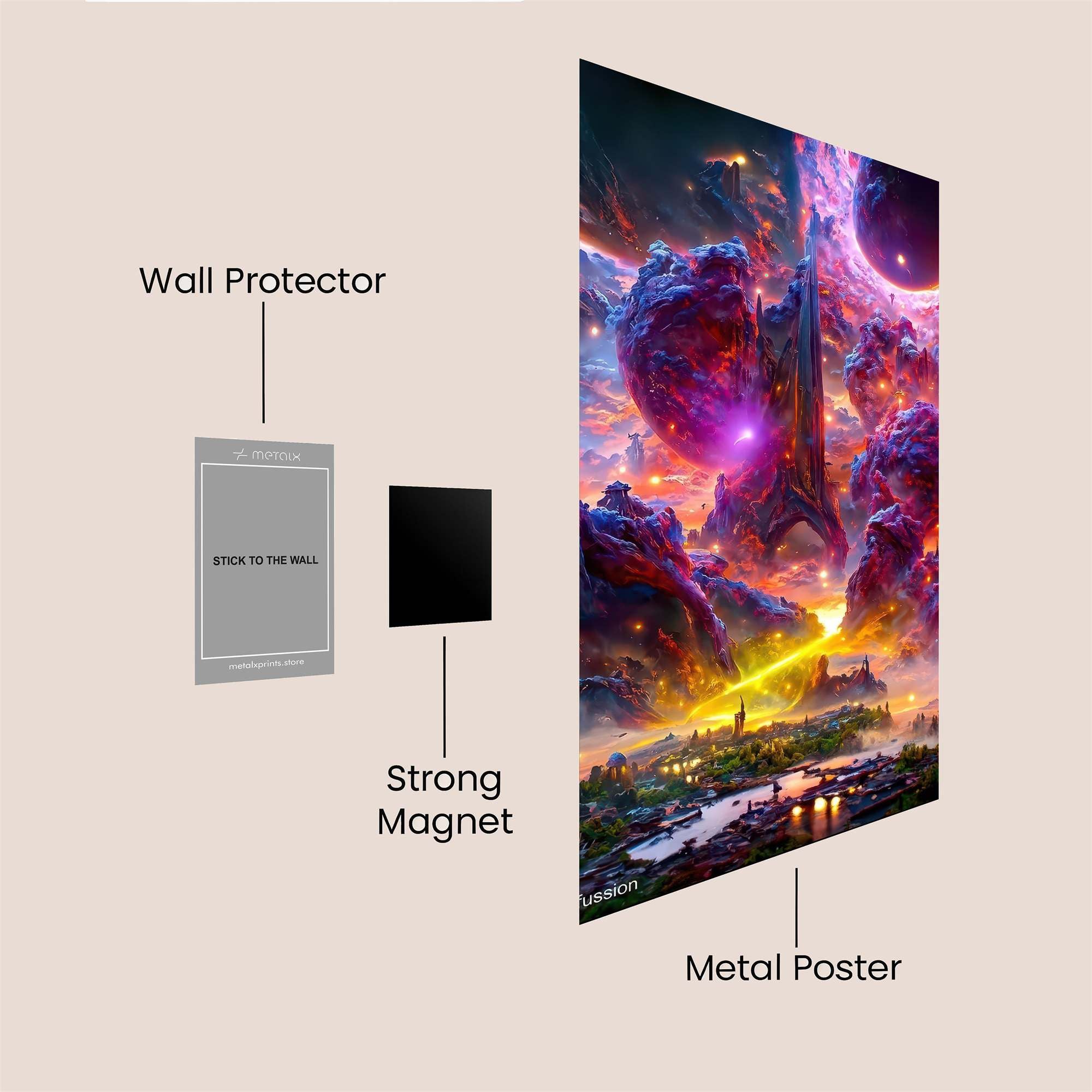 Cosmic Euphoria Safe Wall Magnetic / M