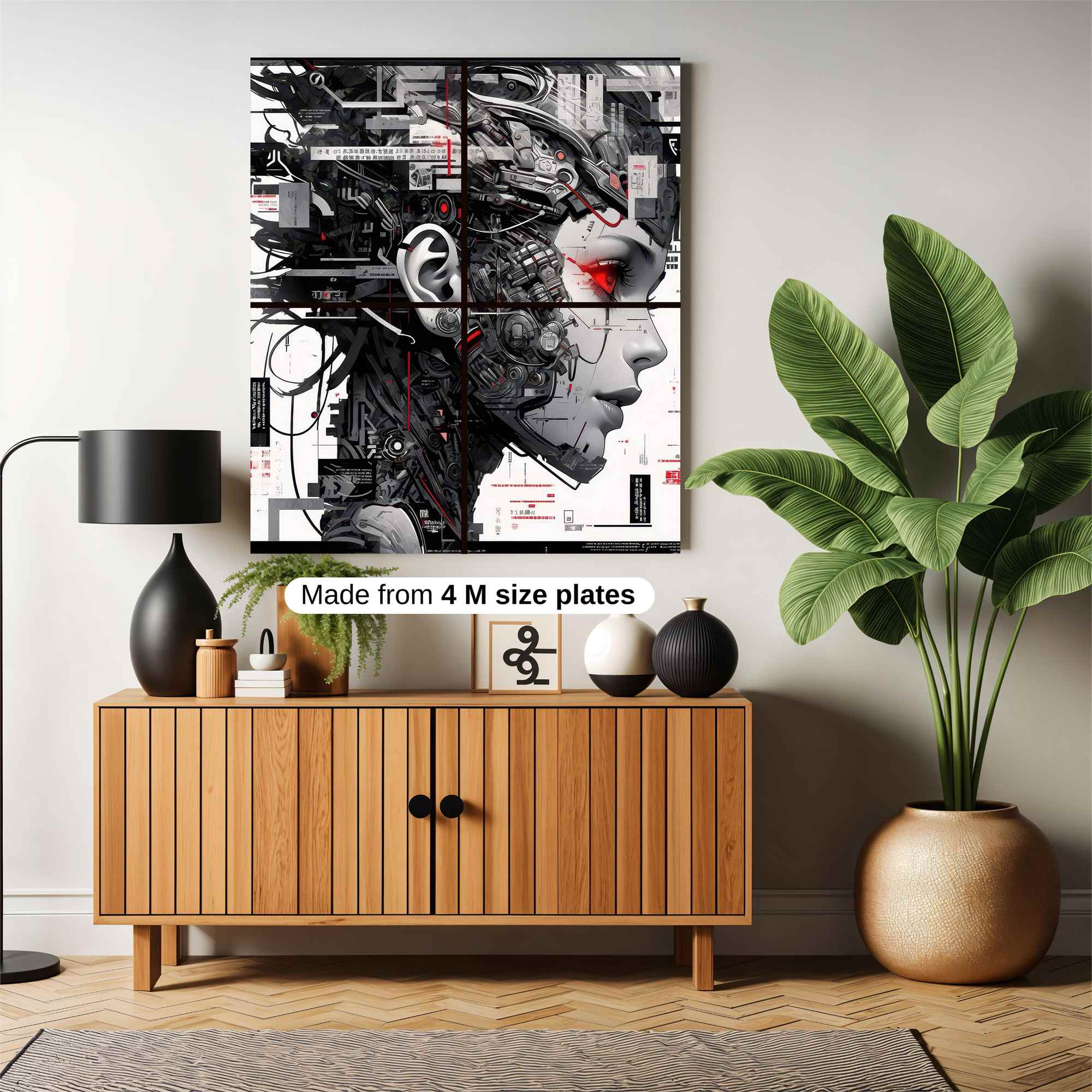 Cyber Serenity Safe Wall Magnetic / M