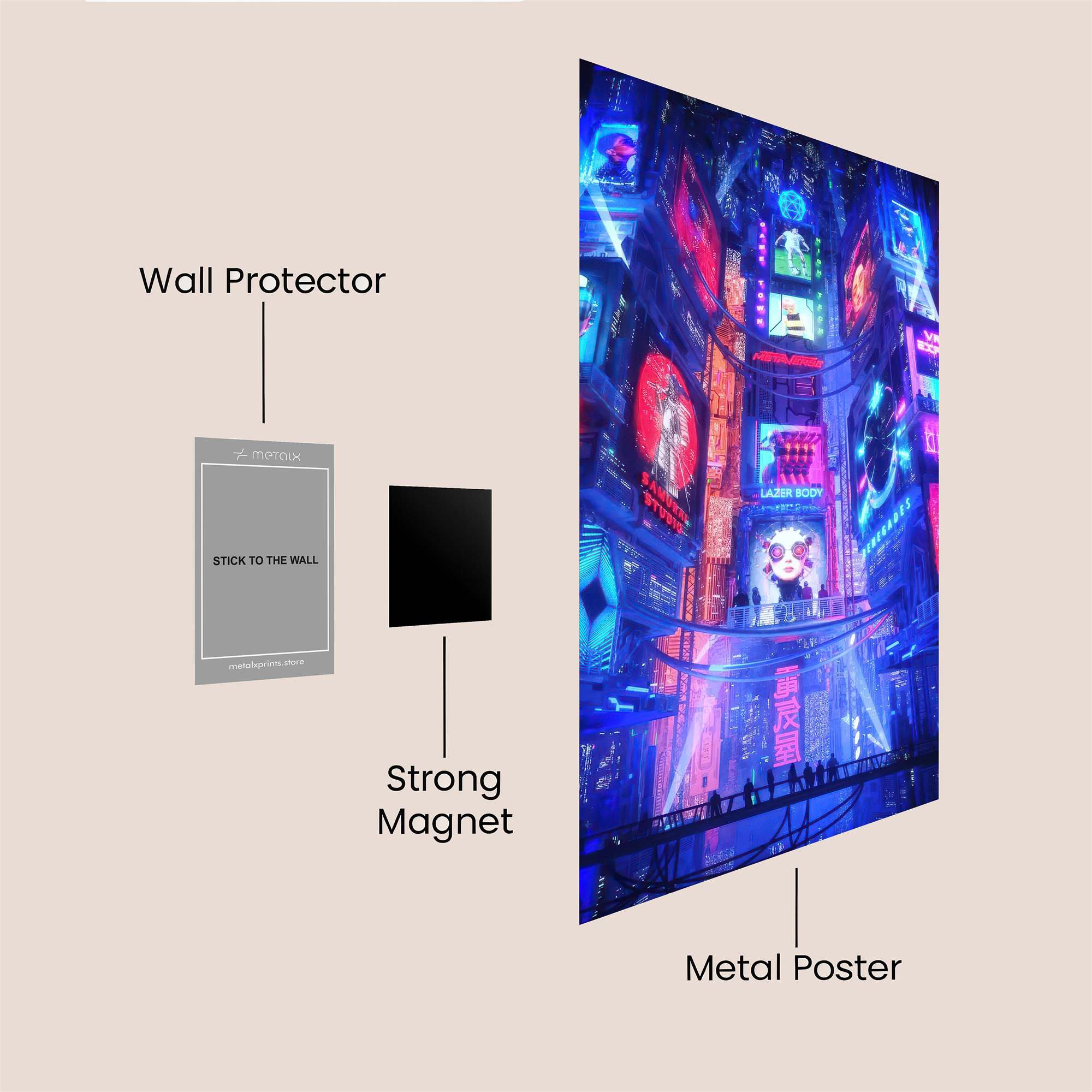Cyber Dream Safe Wall Magnetic / M
