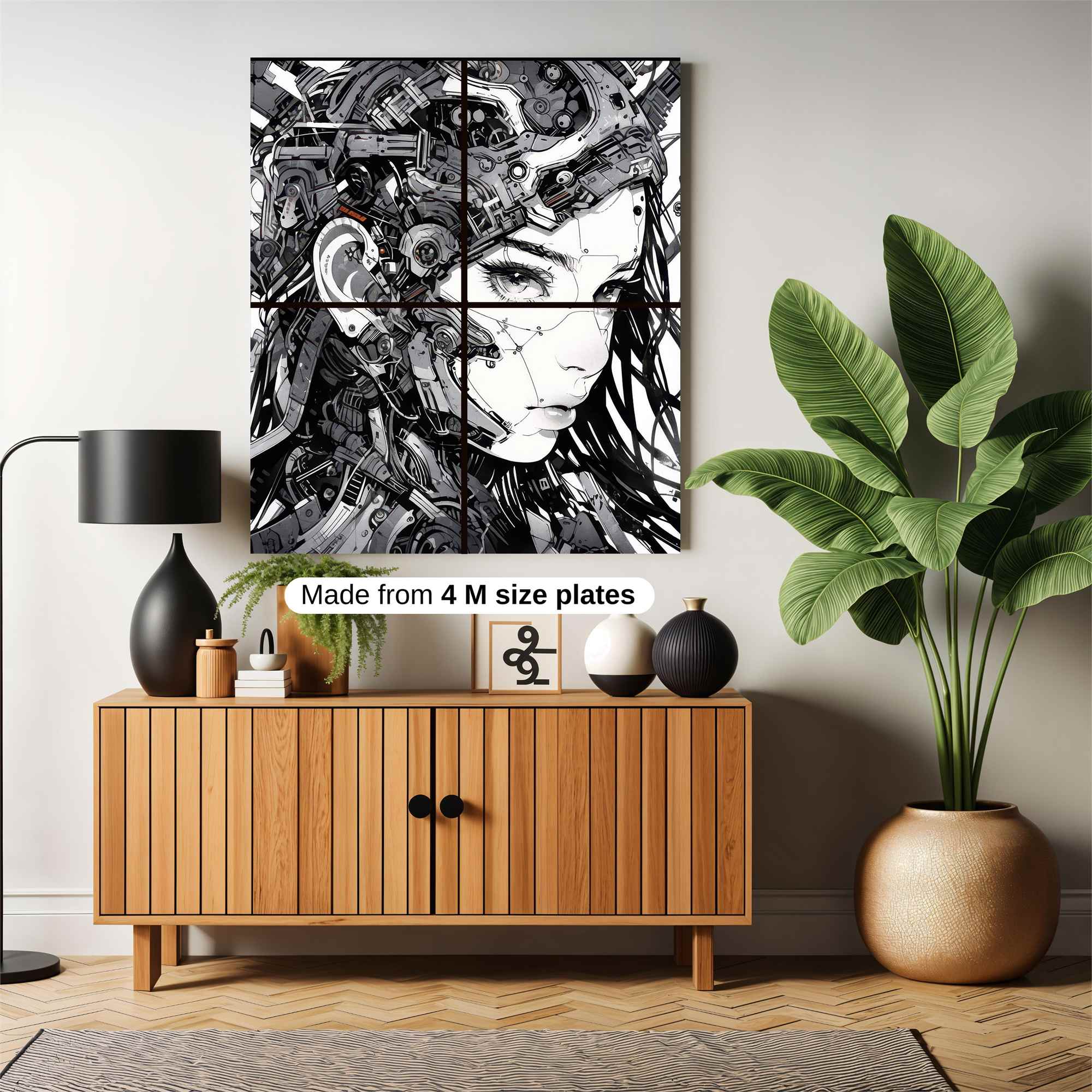 Cyber Serenity Safe Wall Magnetic / M