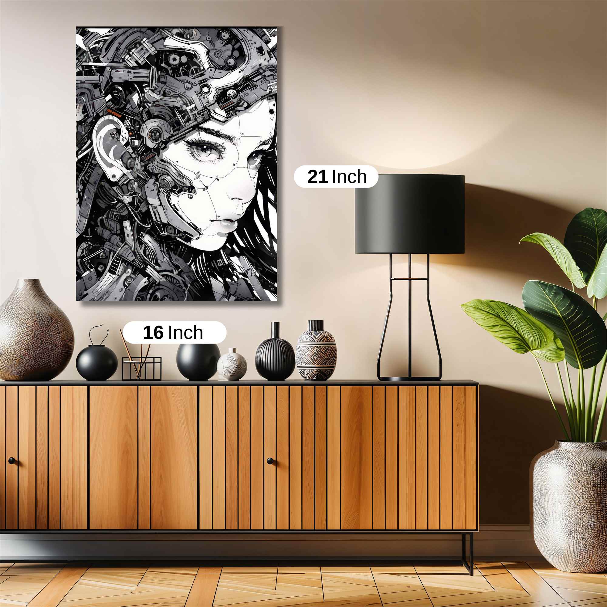 Cyber Serenity Safe Wall Magnetic / M