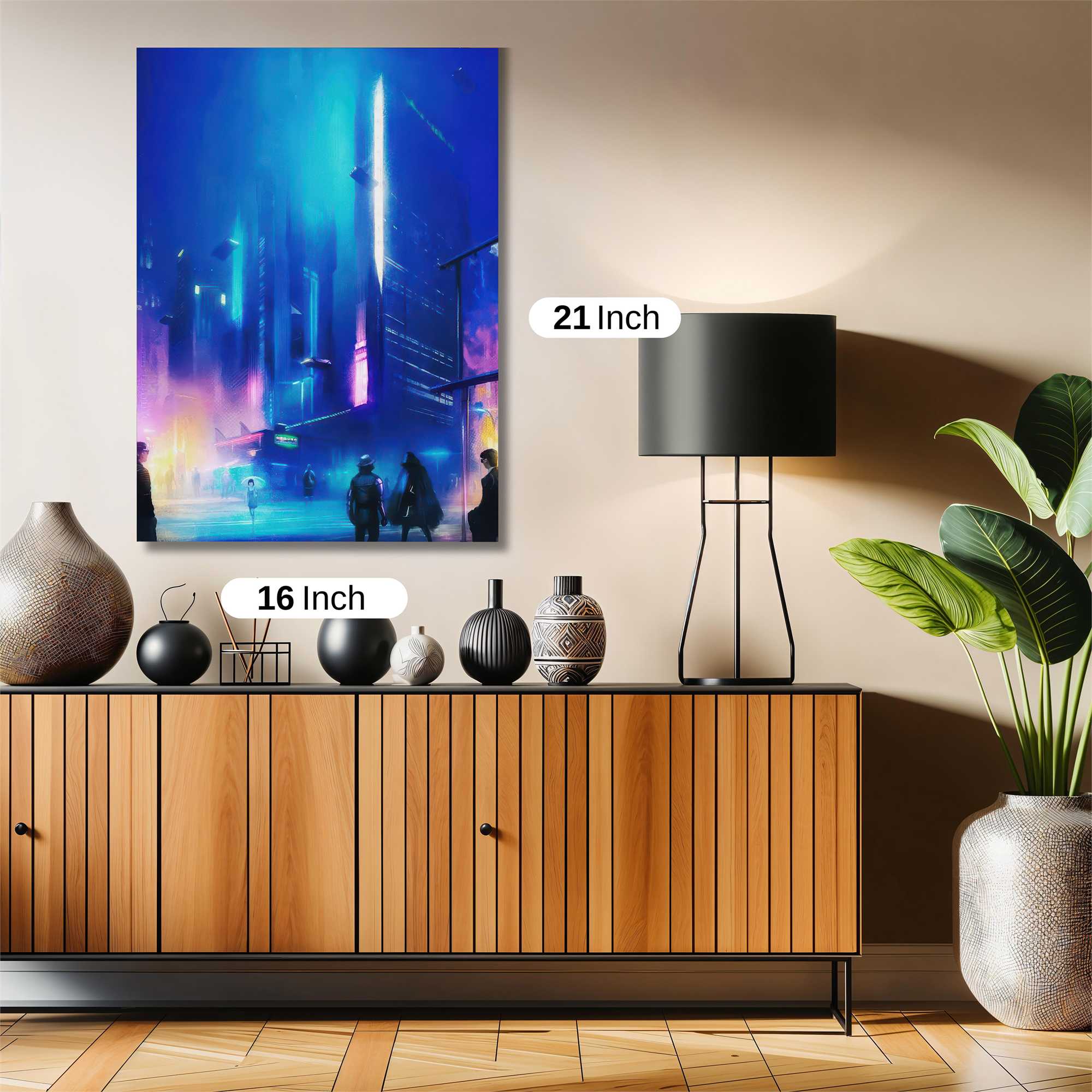 Neon Serenity Safe Wall Magnetic / M