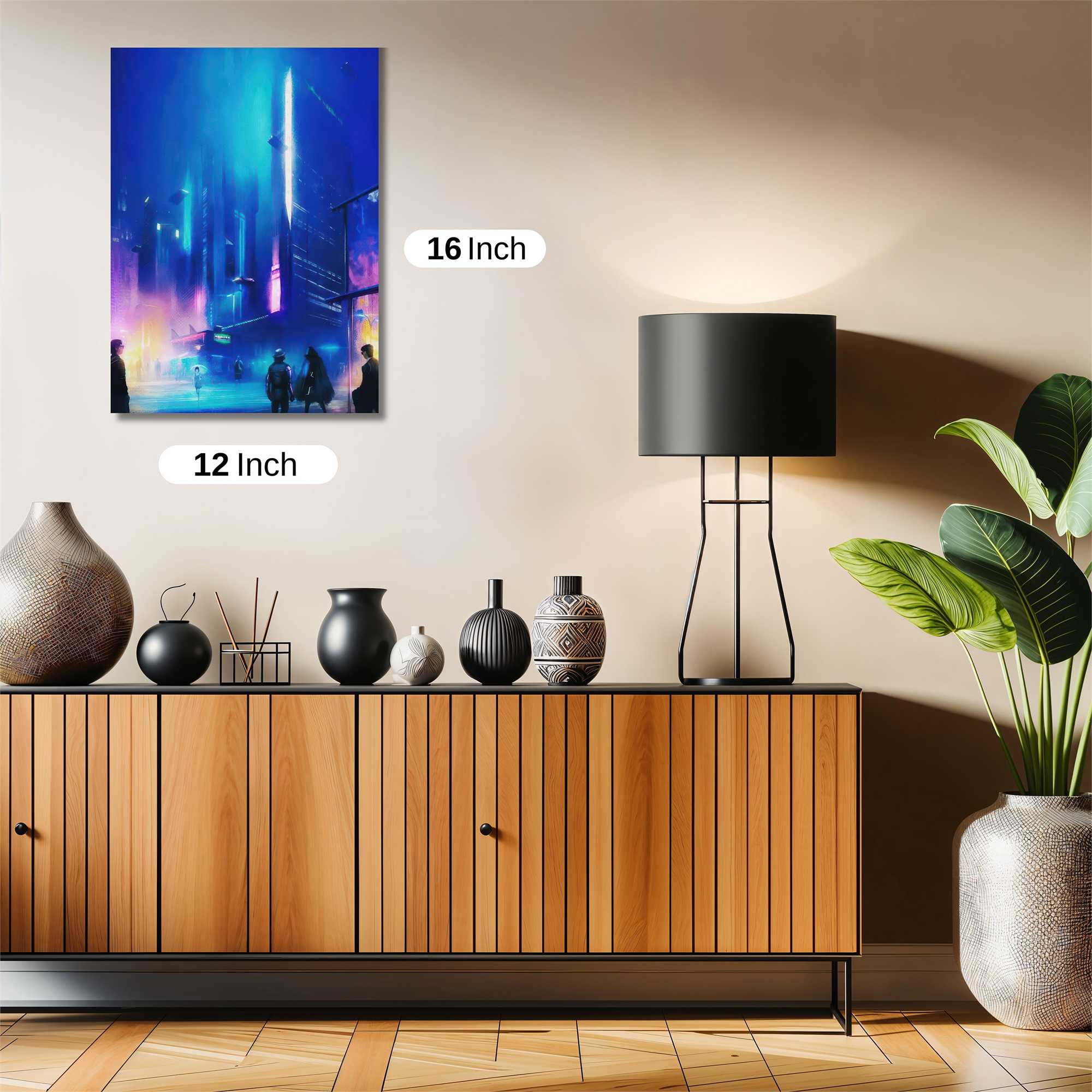 Neon Serenity Safe Wall Magnetic / M