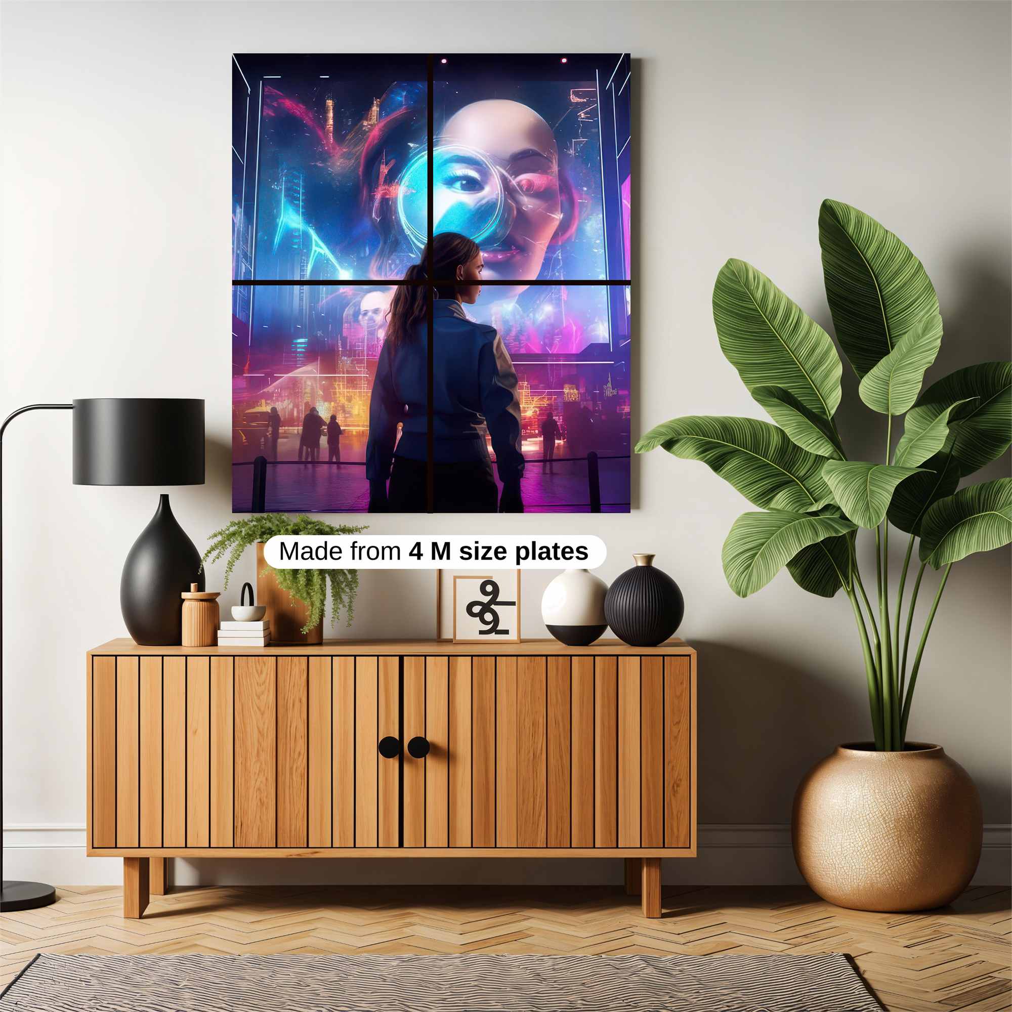 Cyber Enigma Safe Wall Magnetic / M