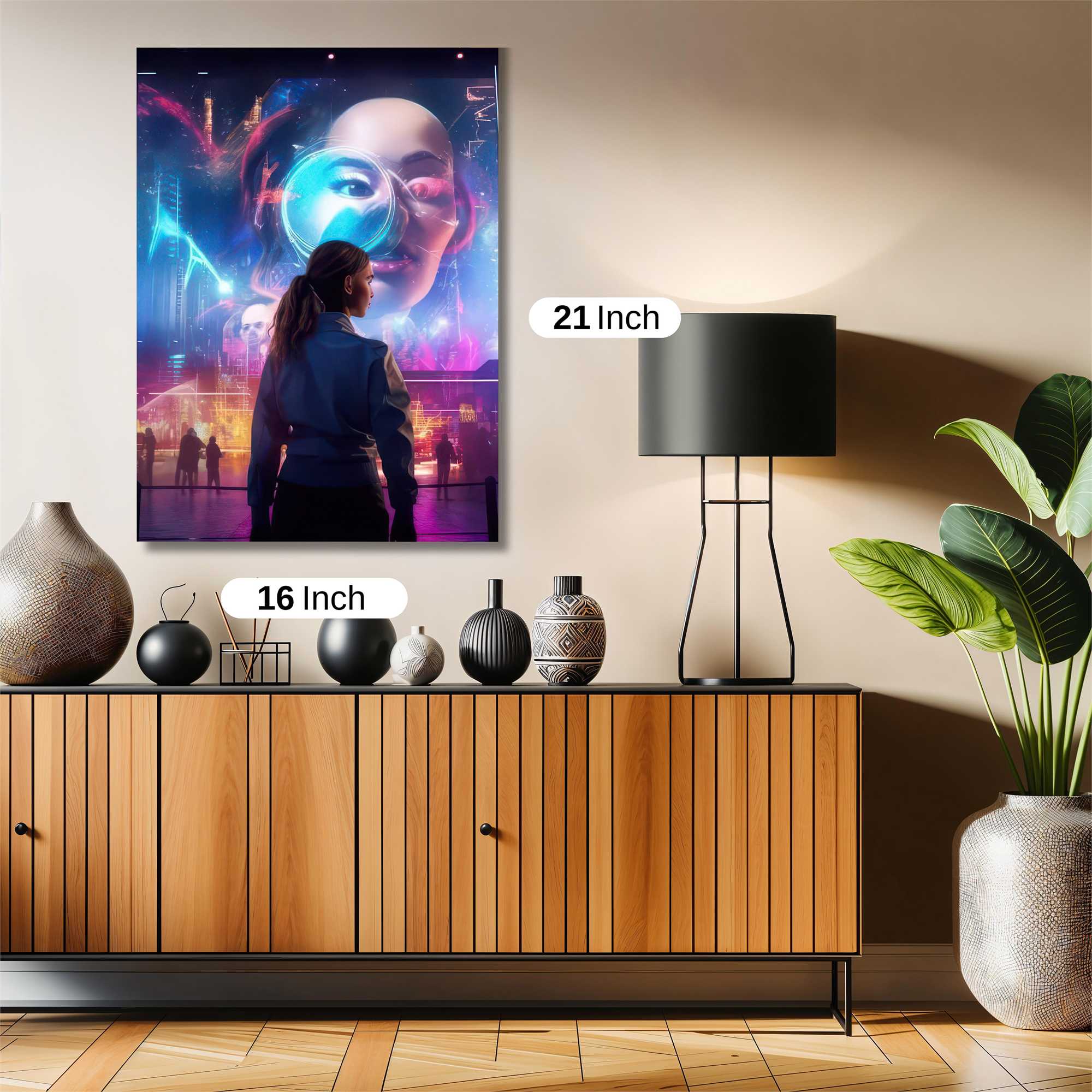 Cyber Enigma Safe Wall Magnetic / M