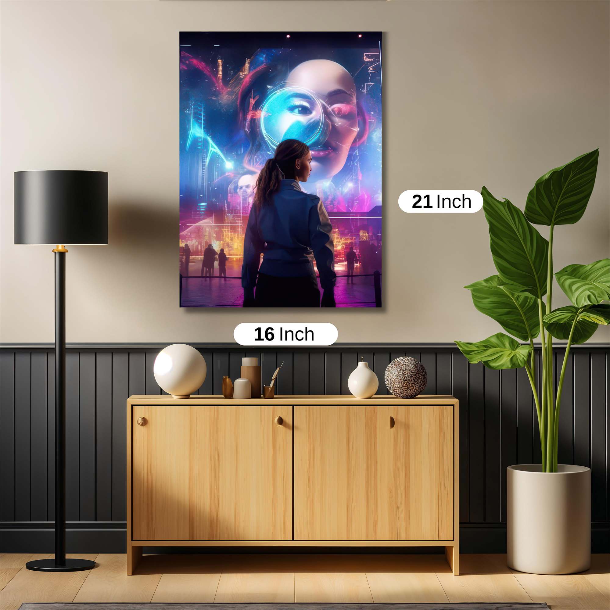 Cyber Enigma Safe Wall Magnetic / M