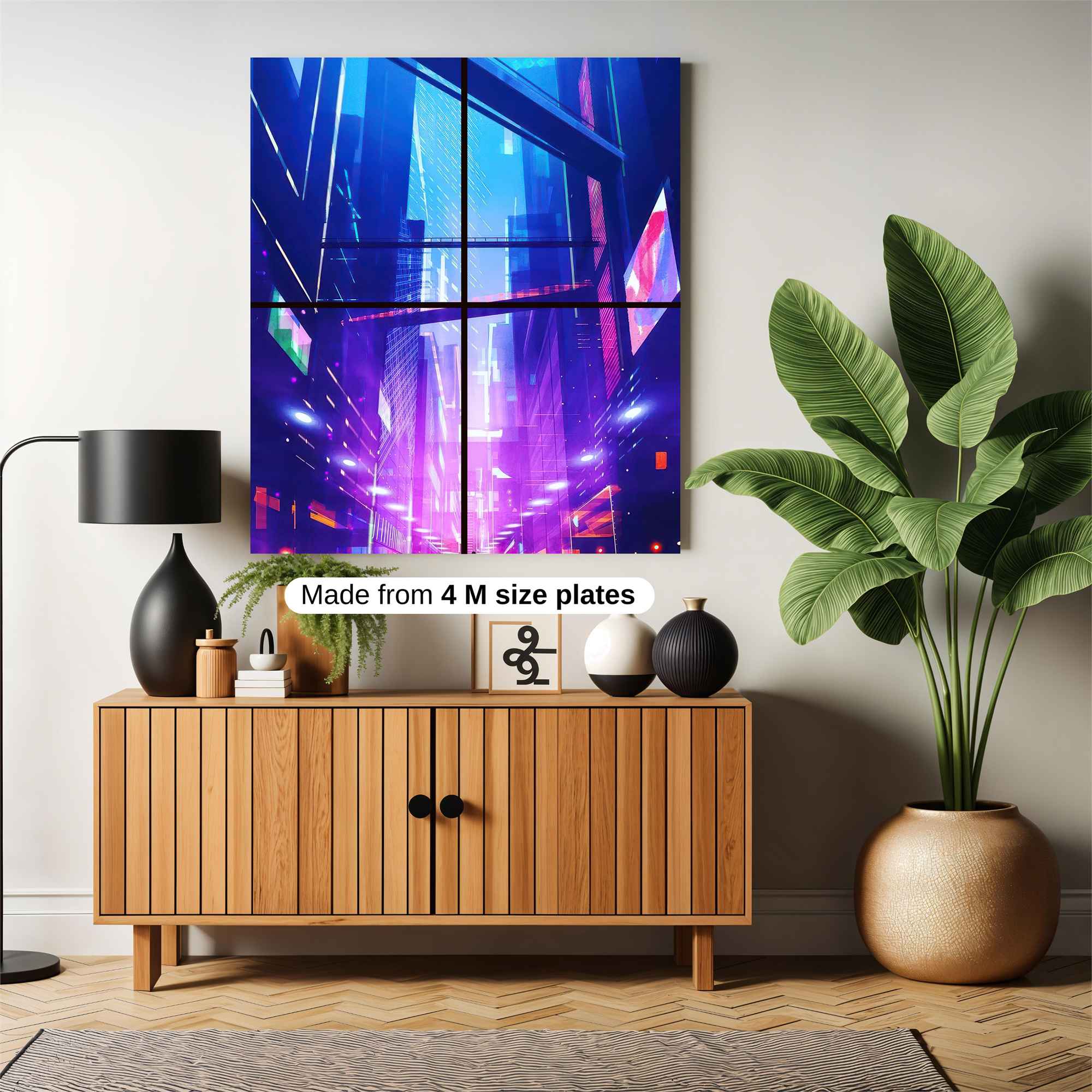 Neon Serenity Safe Wall Magnetic / M